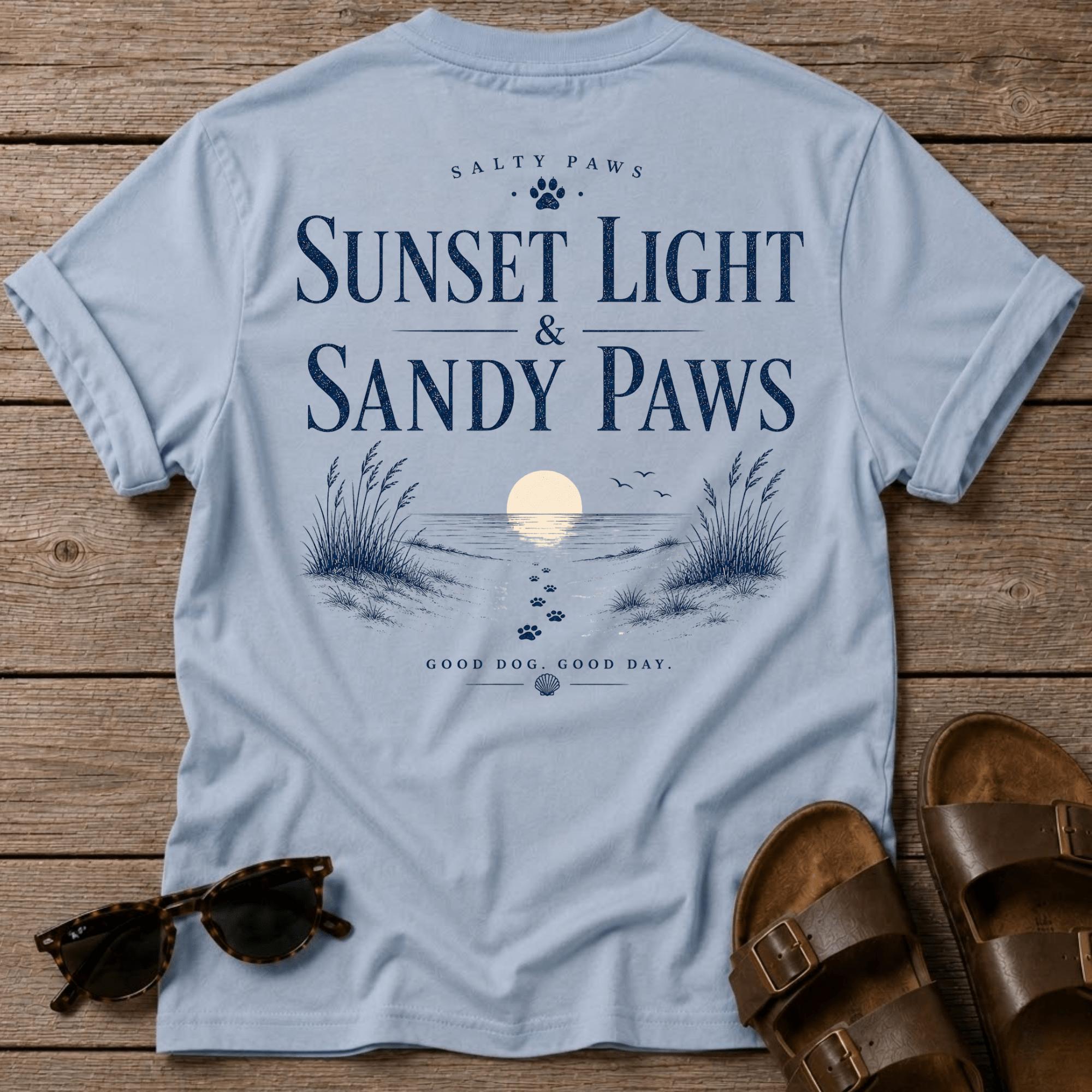 Sunset & Sandy Paws BACK DESIGN