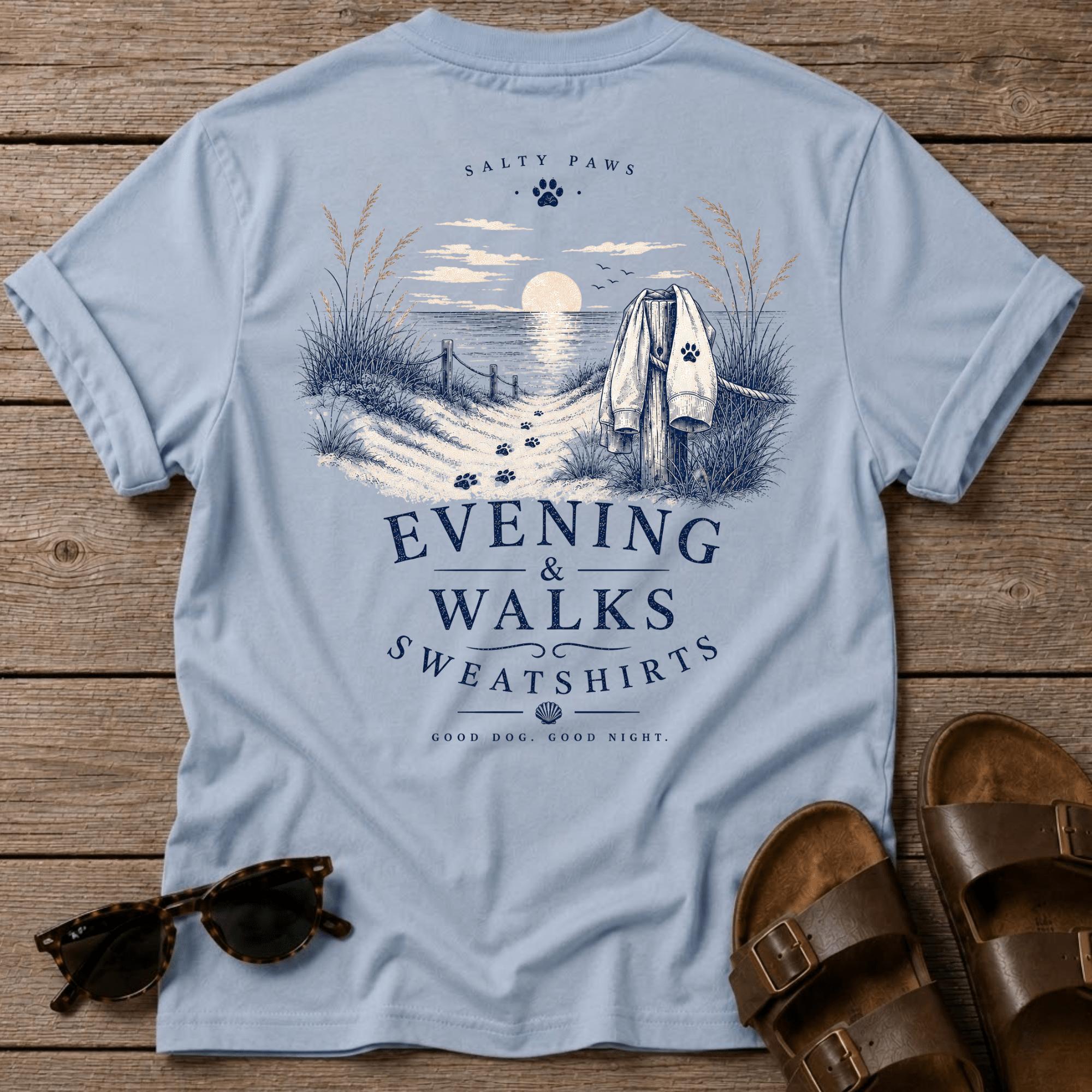 Evening Walks & Sweatshirts BACK DESIGN