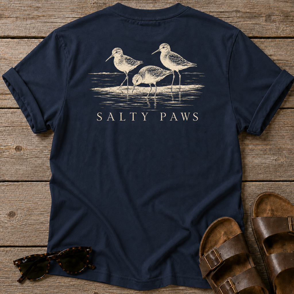 3 Sanderlings T-shirt BACK DESIGN