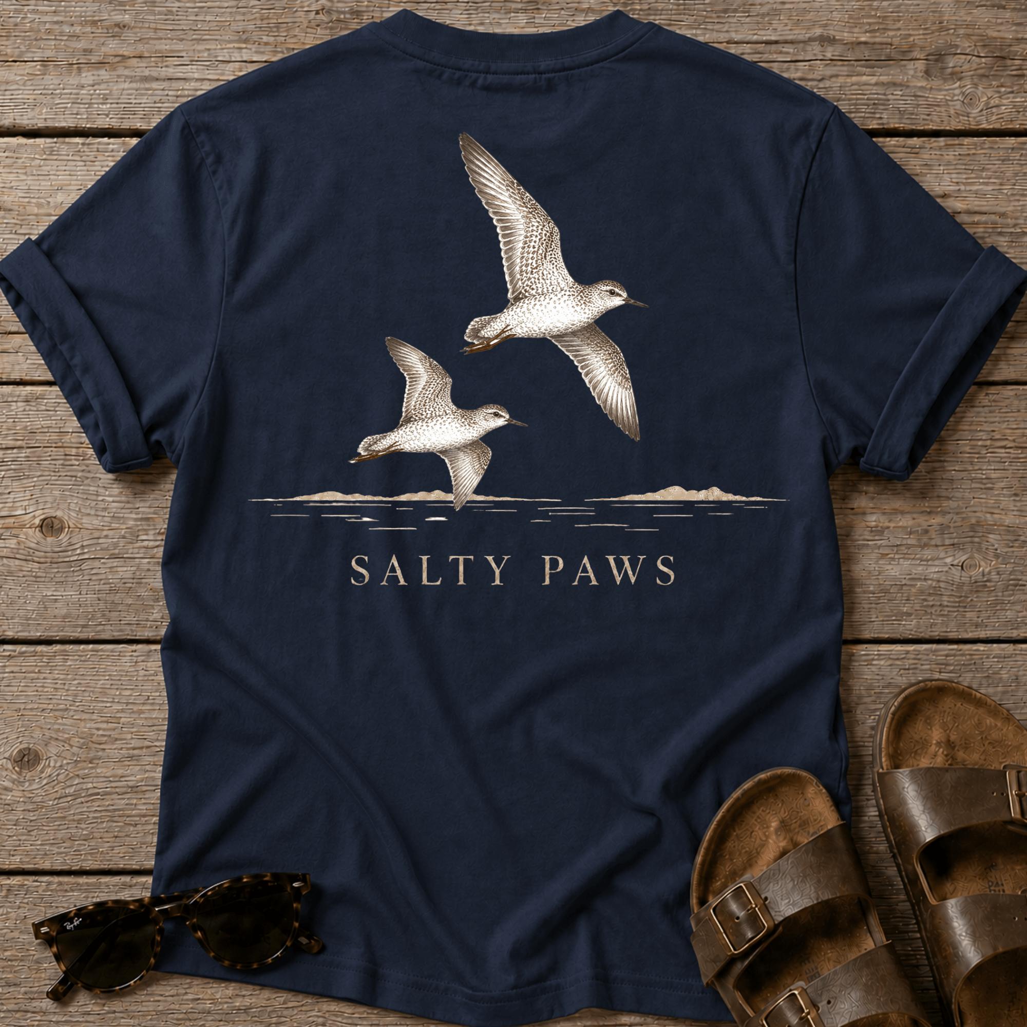 2 Sandpipers in Flight BACK DESIGN