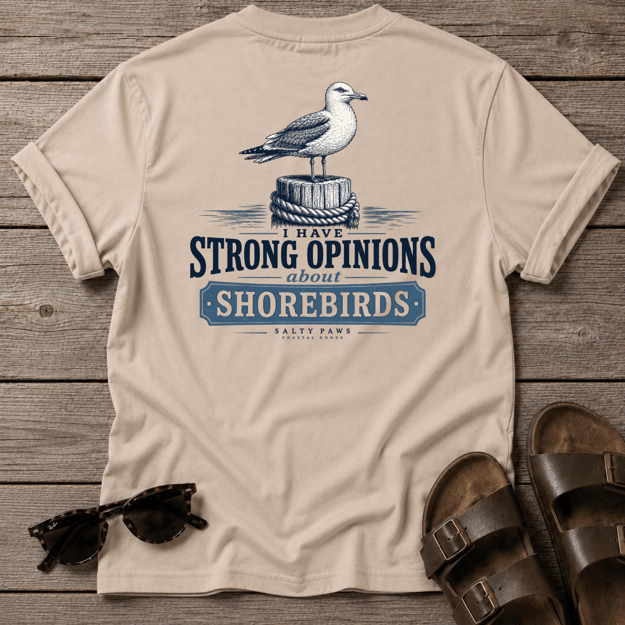 Gull Strong Opinions T-shirt BACK DESIGN