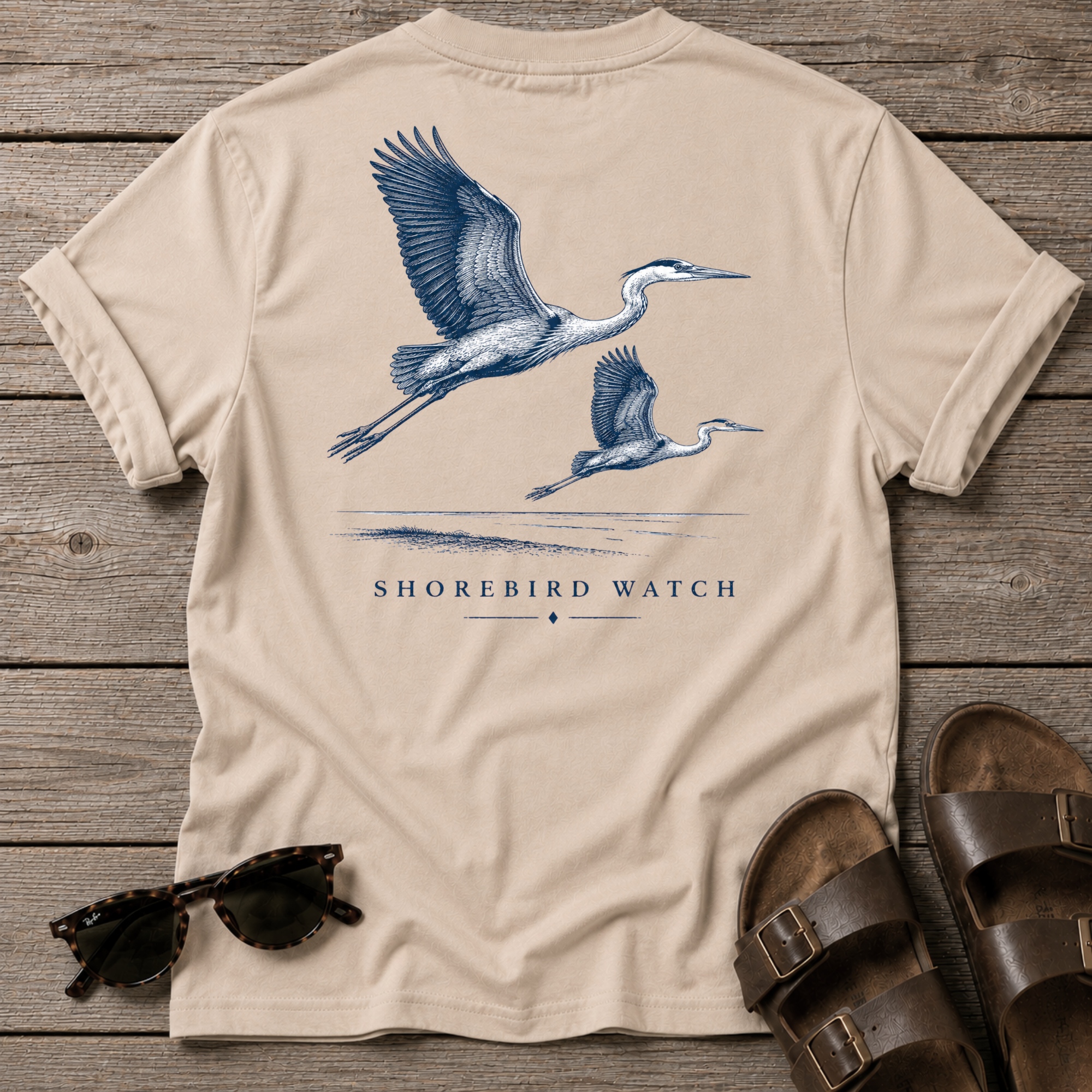 2 Herons BACK DESIGN T-Shirt
