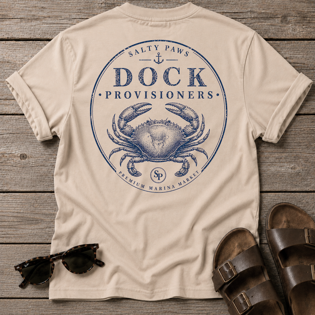 Dock Provision Crab BACK DESIGN T-Shirt