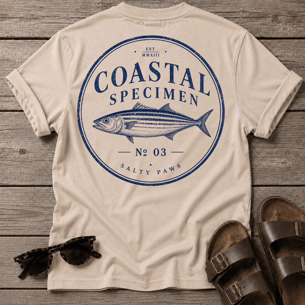 Coastal Specimen fish BACK DESIGN T-Shirt