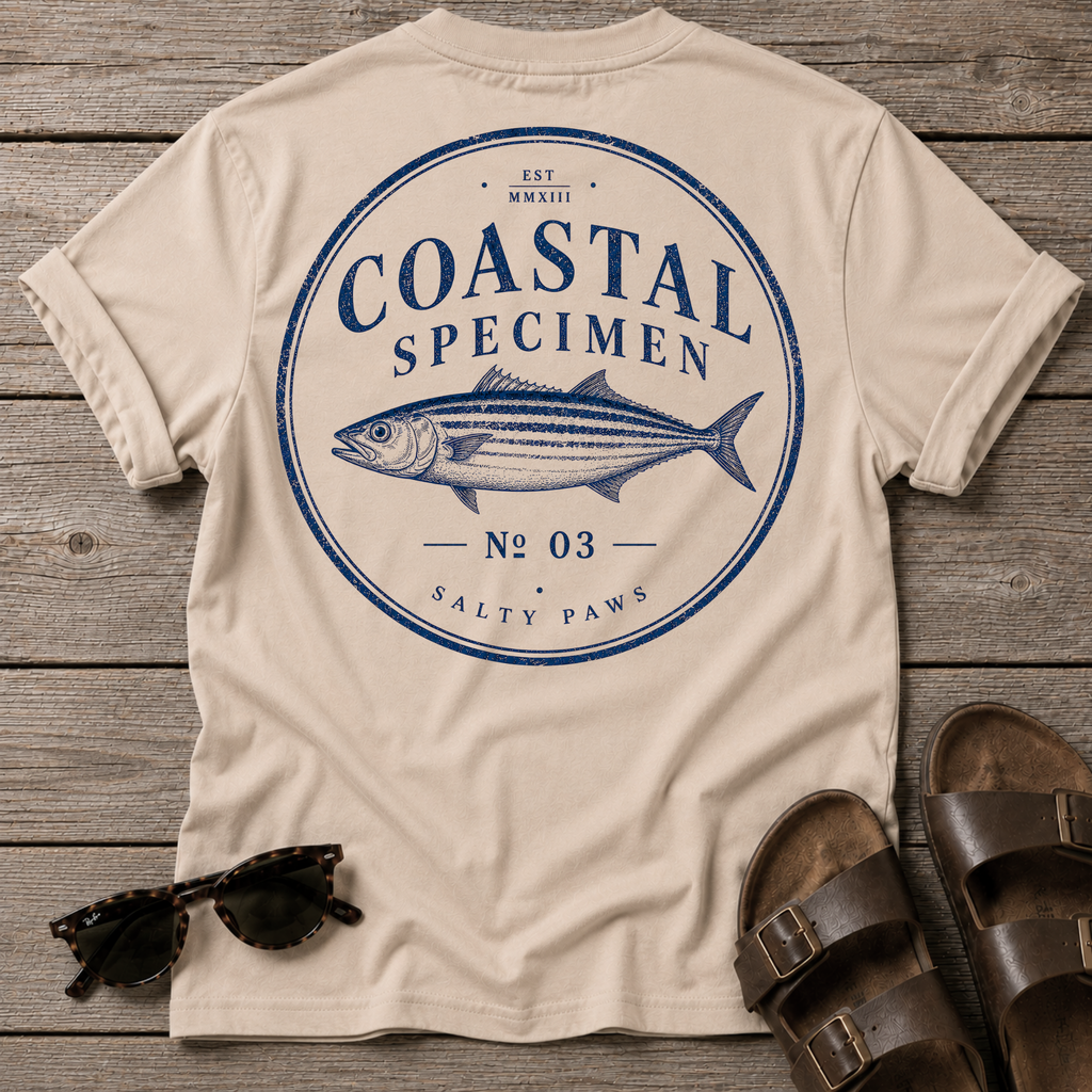 Coastal Specimen fish BACK DESIGN T-Shirt