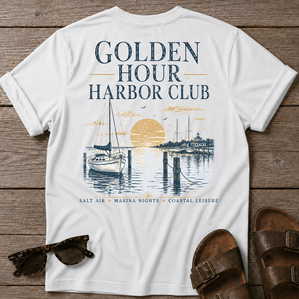 Golden Hour Harbor Club BACK DESIGN