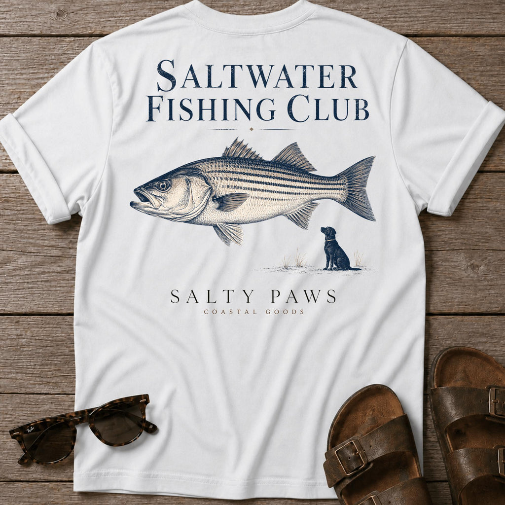 Saltwater Fishing Club BACK DESIGN