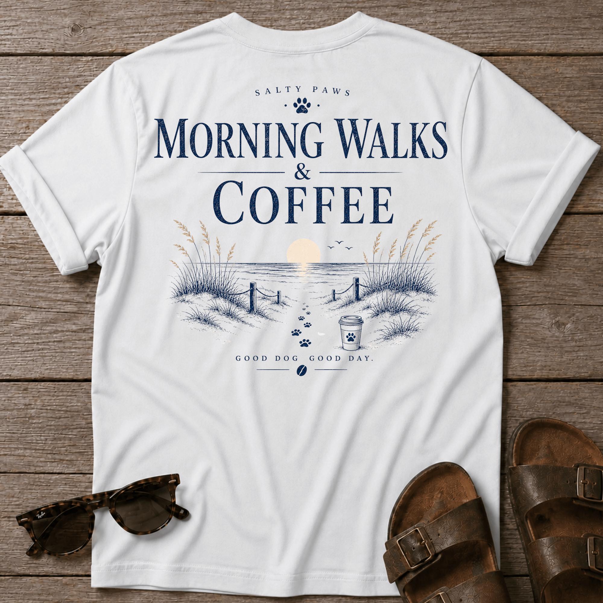Morning Walks & Coffee. BACK DESIGN