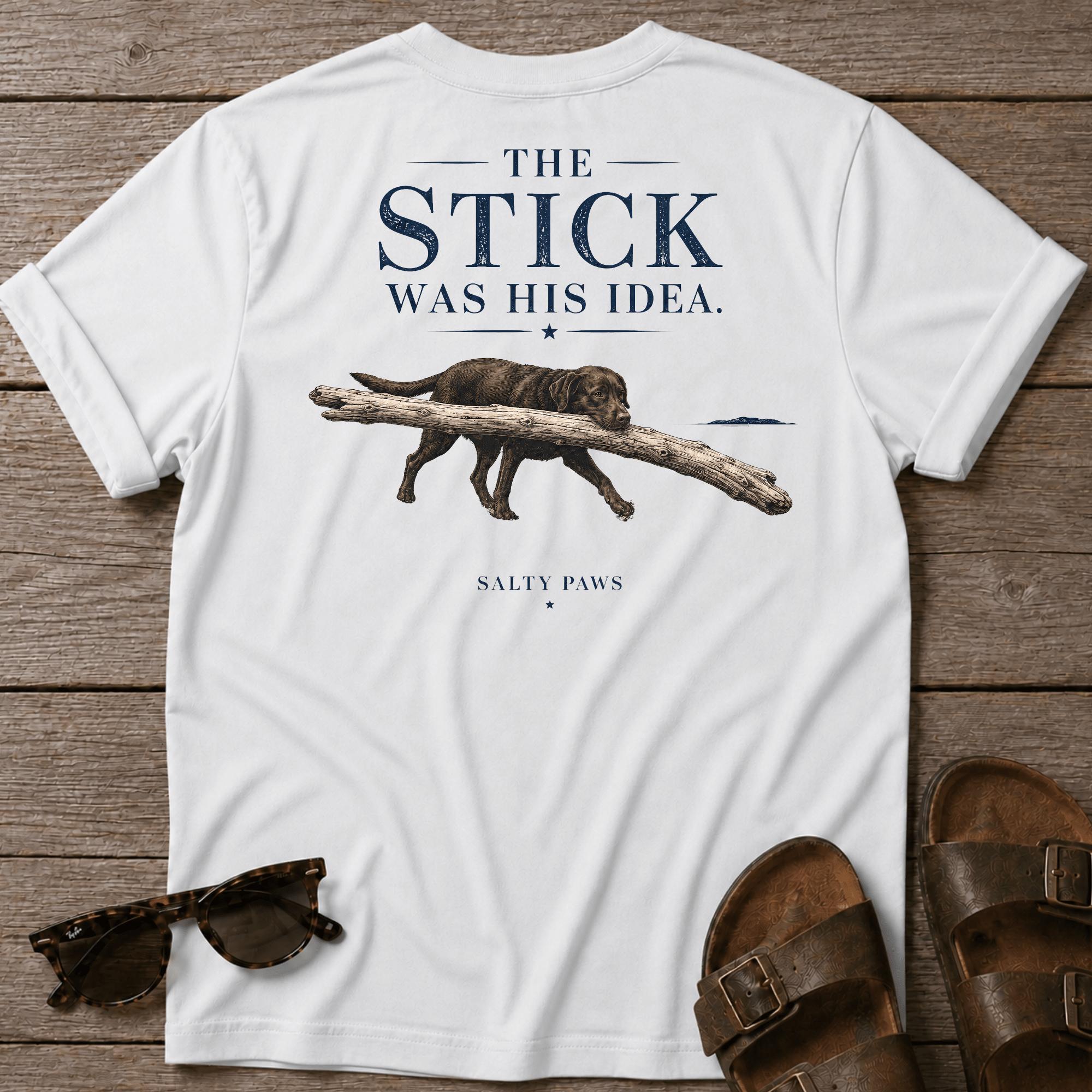 Stick was his Idea. BACK DESIGN
