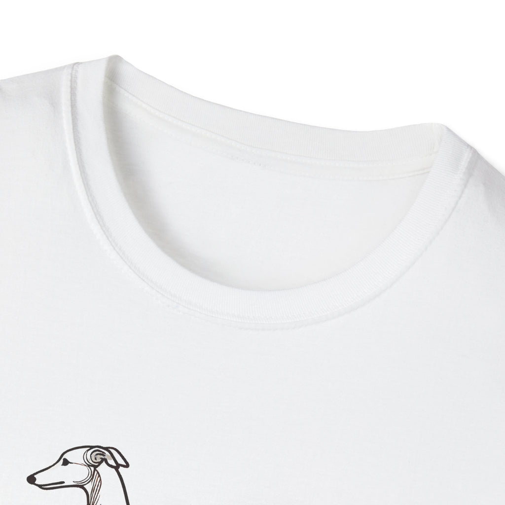 Greyhound Line Drawing T-Shirt