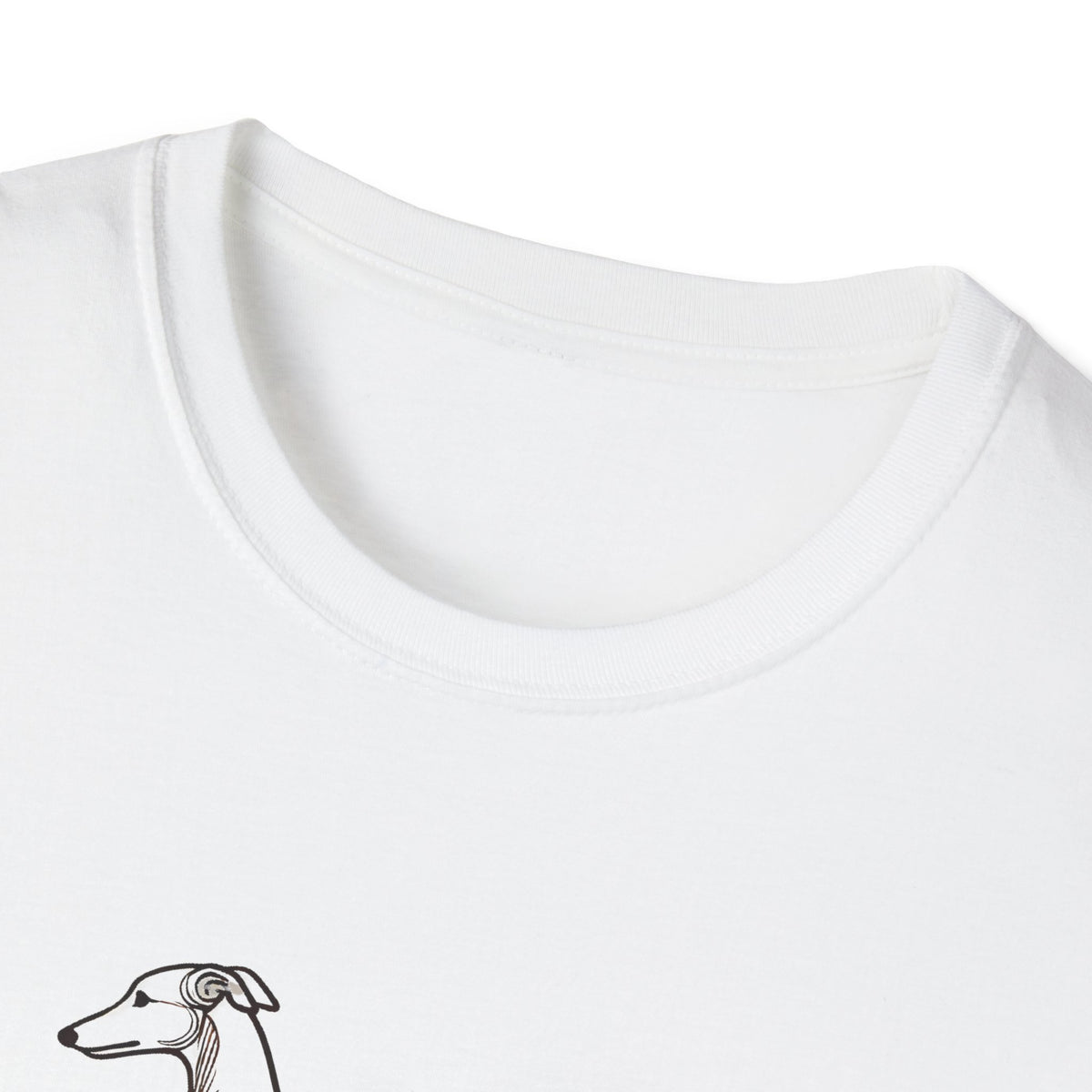 Greyhound Line Drawing T-Shirt