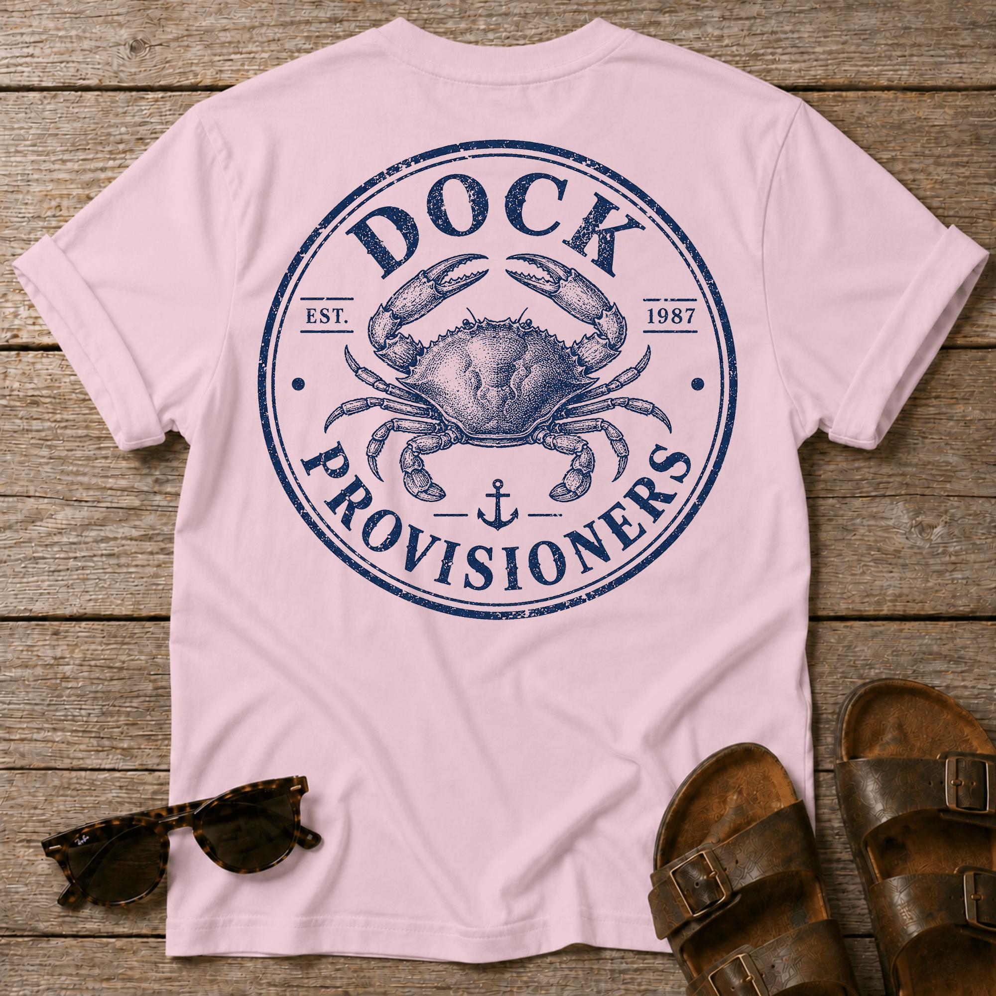 Dock Provision Crab BACK DESIGN T-Shirt