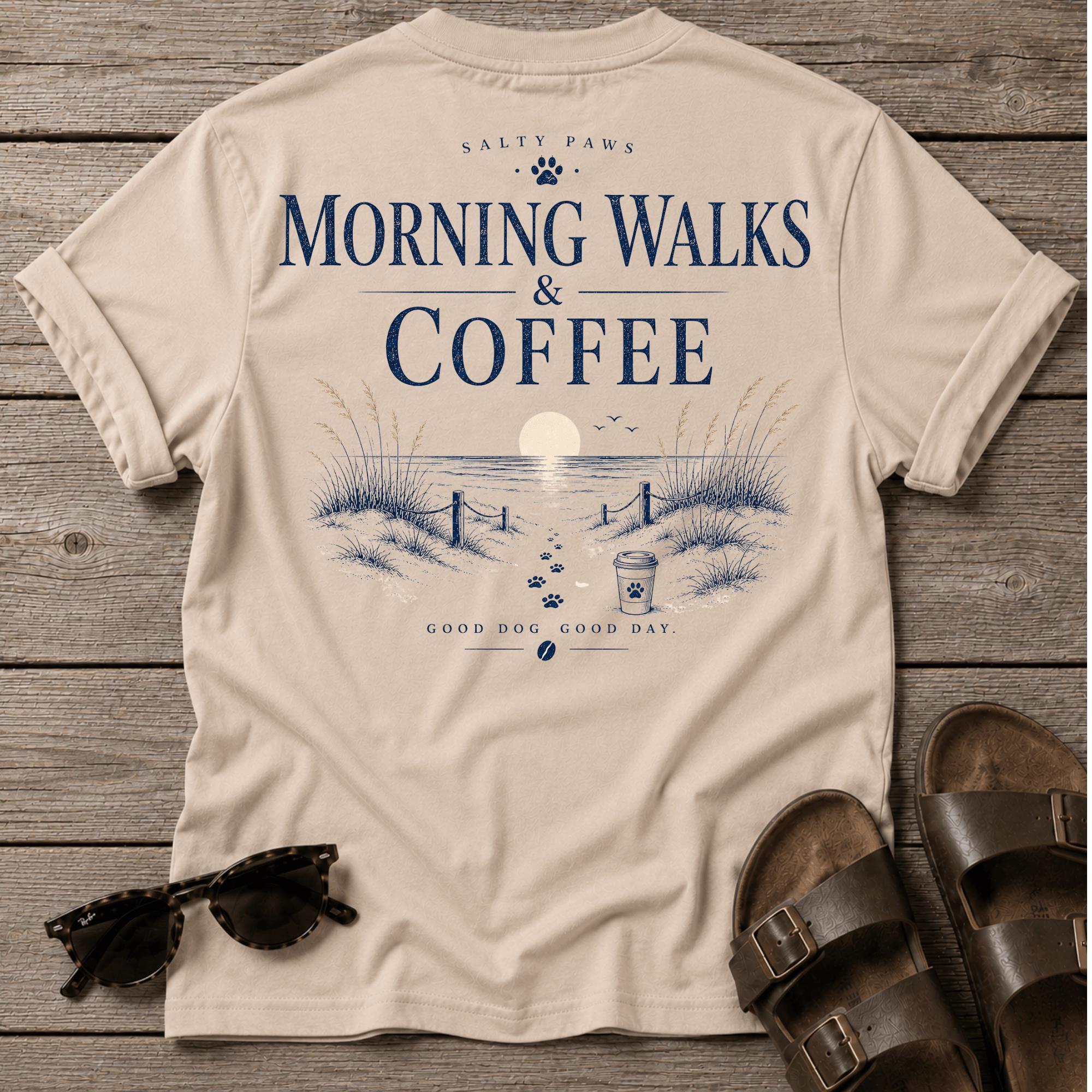 Morning Walks & Coffee. BACK DESIGN