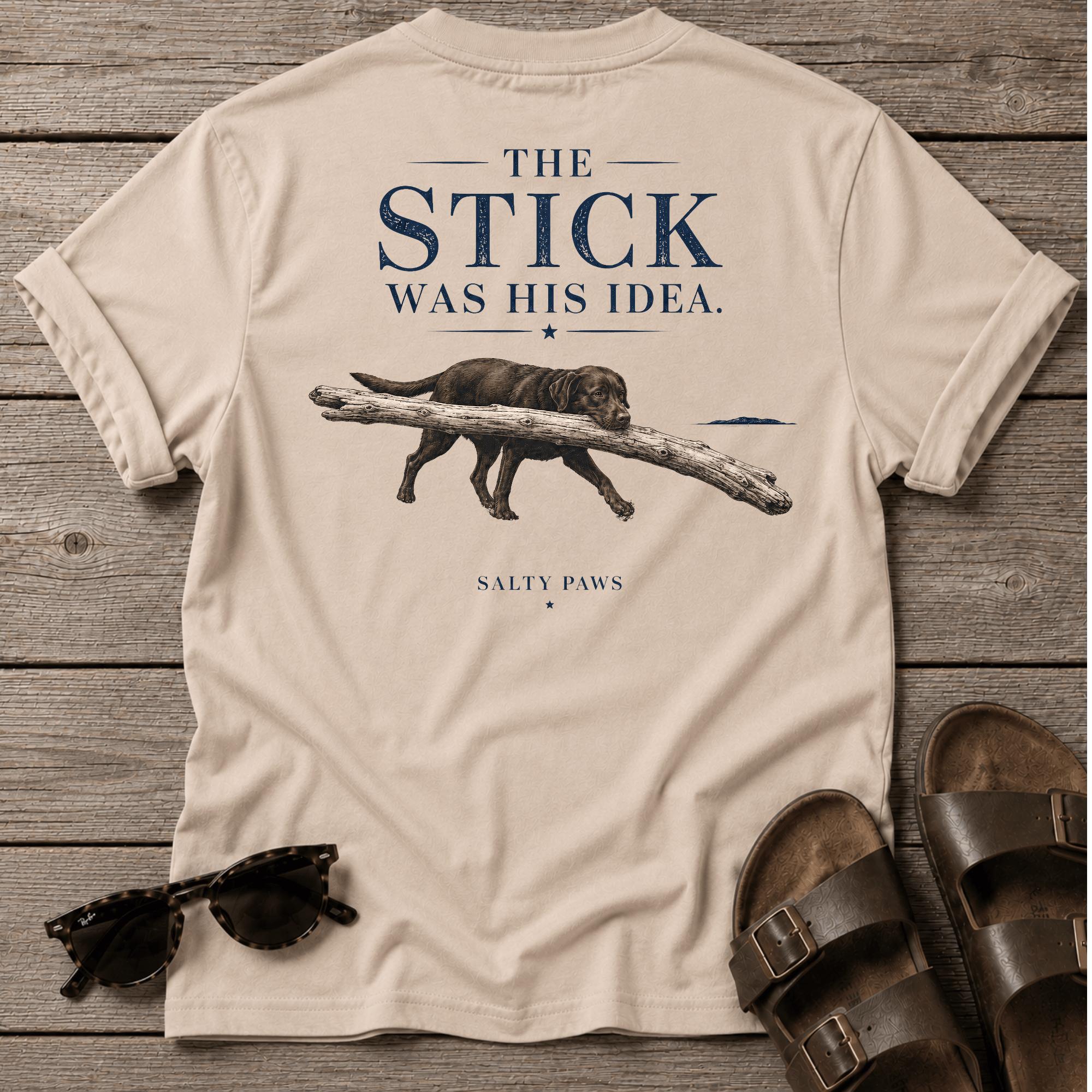 Stick was his Idea. BACK DESIGN