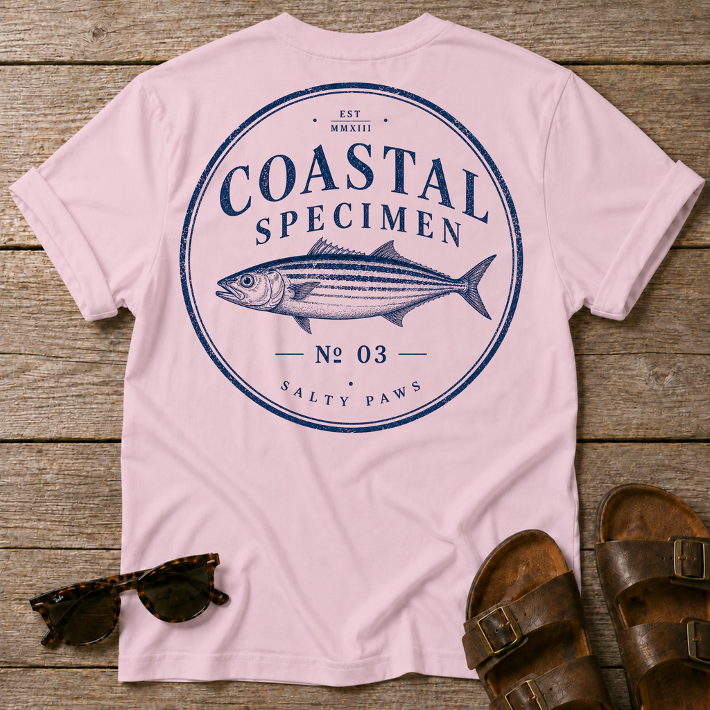 Coastal Specimen fish BACK DESIGN T-Shirt