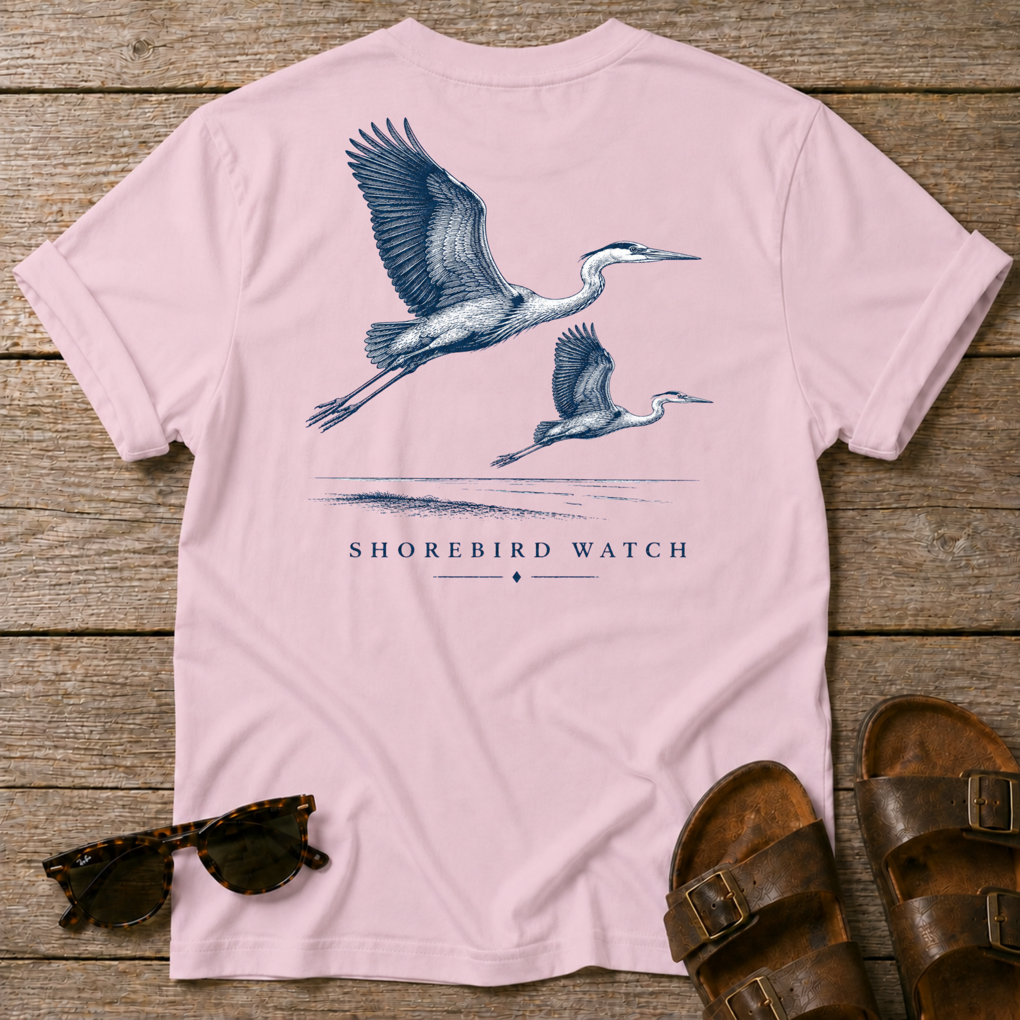 2 Herons BACK DESIGN T-Shirt