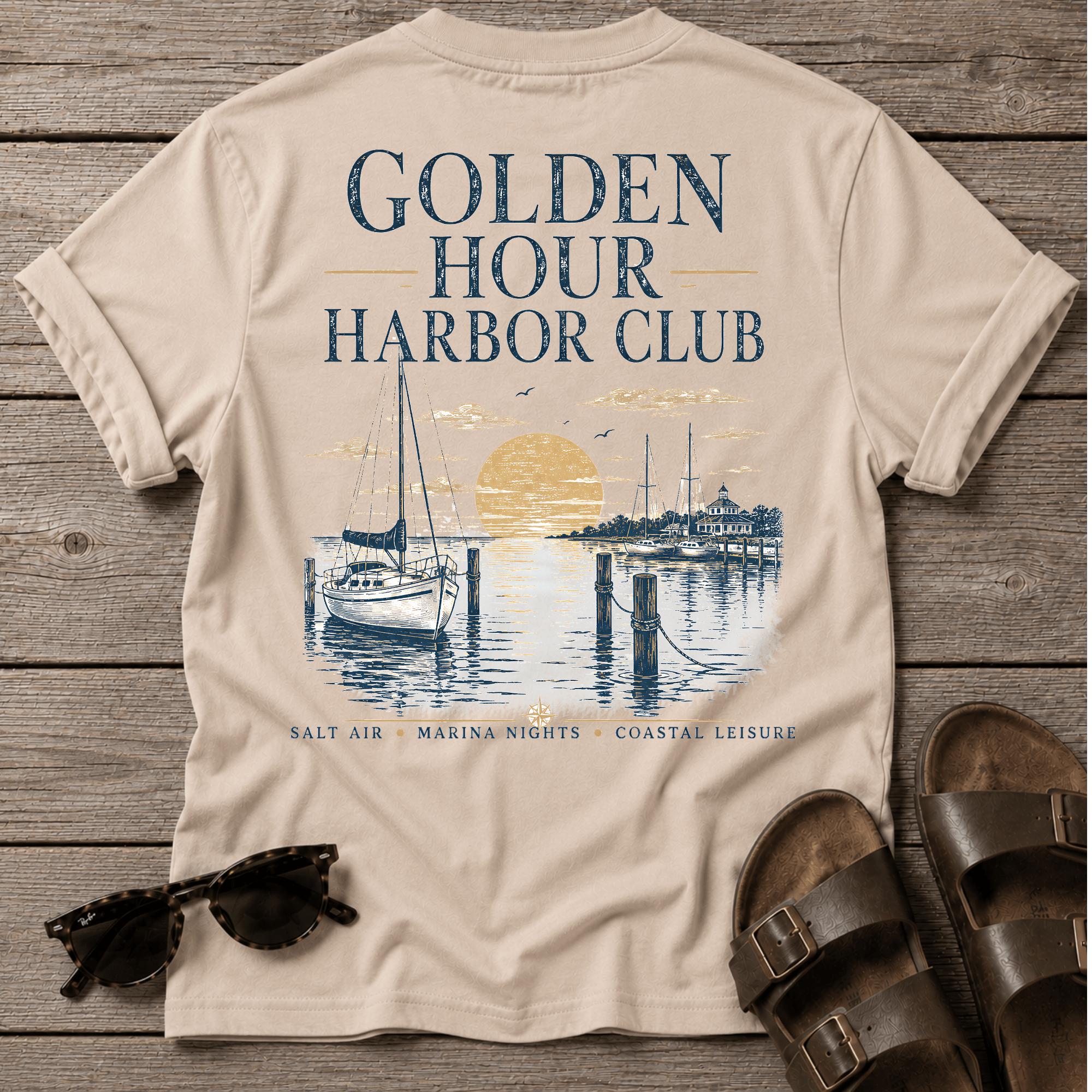 Golden Hour Harbor Club BACK DESIGN