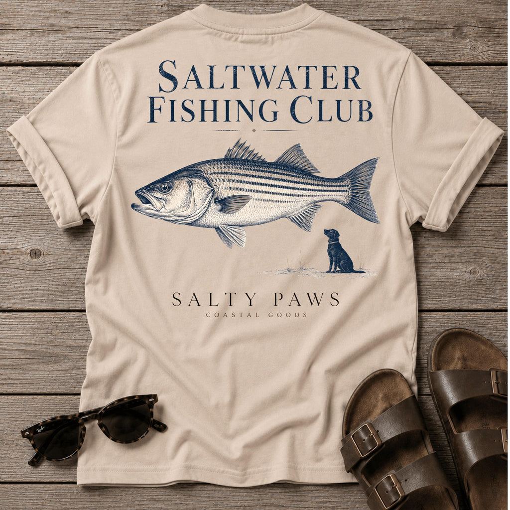 Saltwater Fishing Club BACK DESIGN