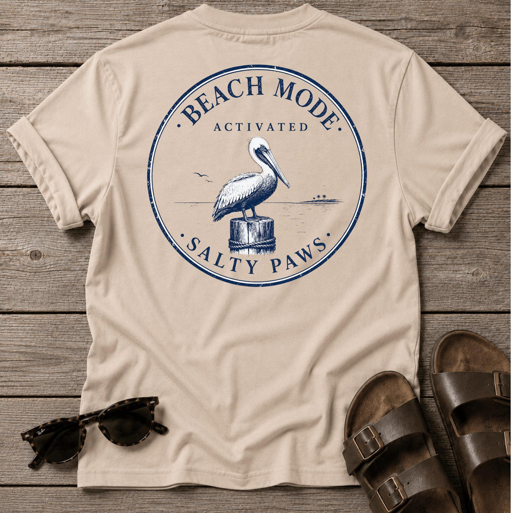 Beach Mode Activated Pelican BACK DESIGN