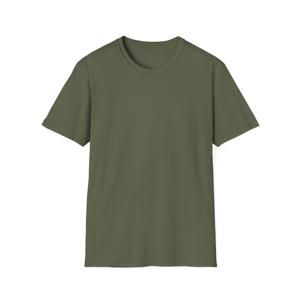 Heron Woodcut Back Design T-Shirt