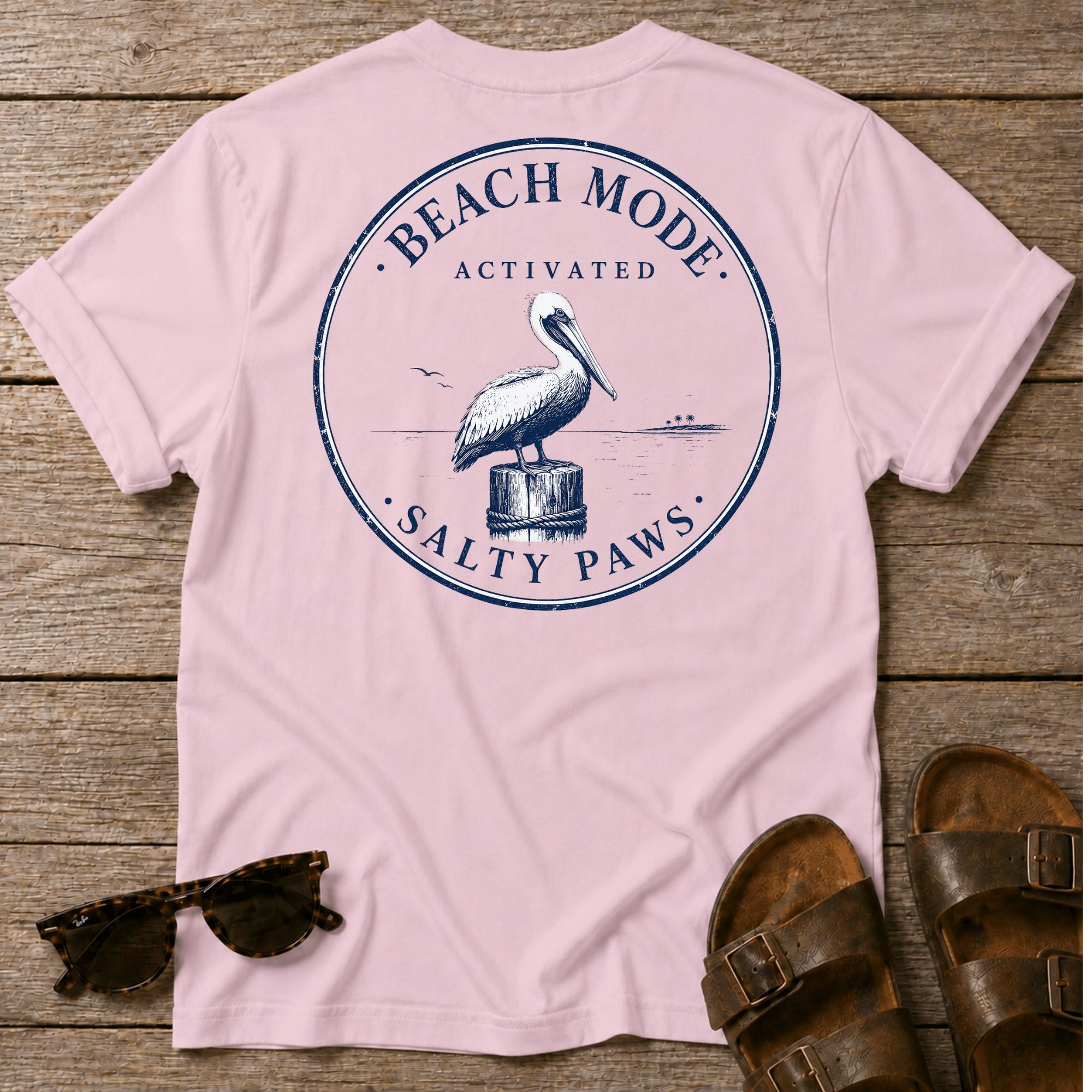 Beach Mode Activated Pelican BACK DESIGN