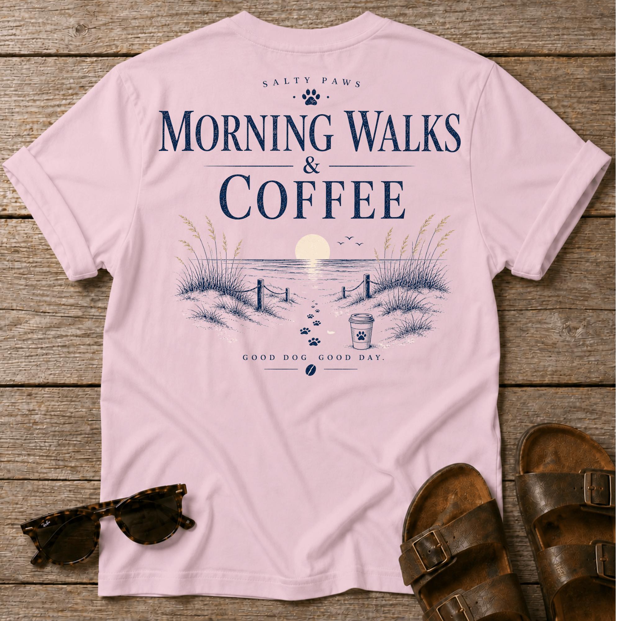 Morning Walks & Coffee. BACK DESIGN