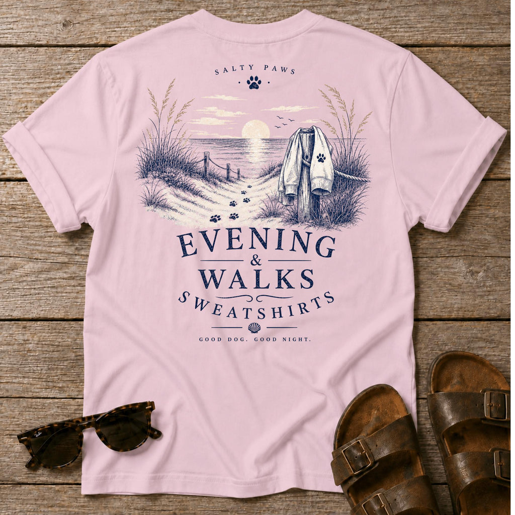 Evening Walks & Sweatshirts BACK DESIGN