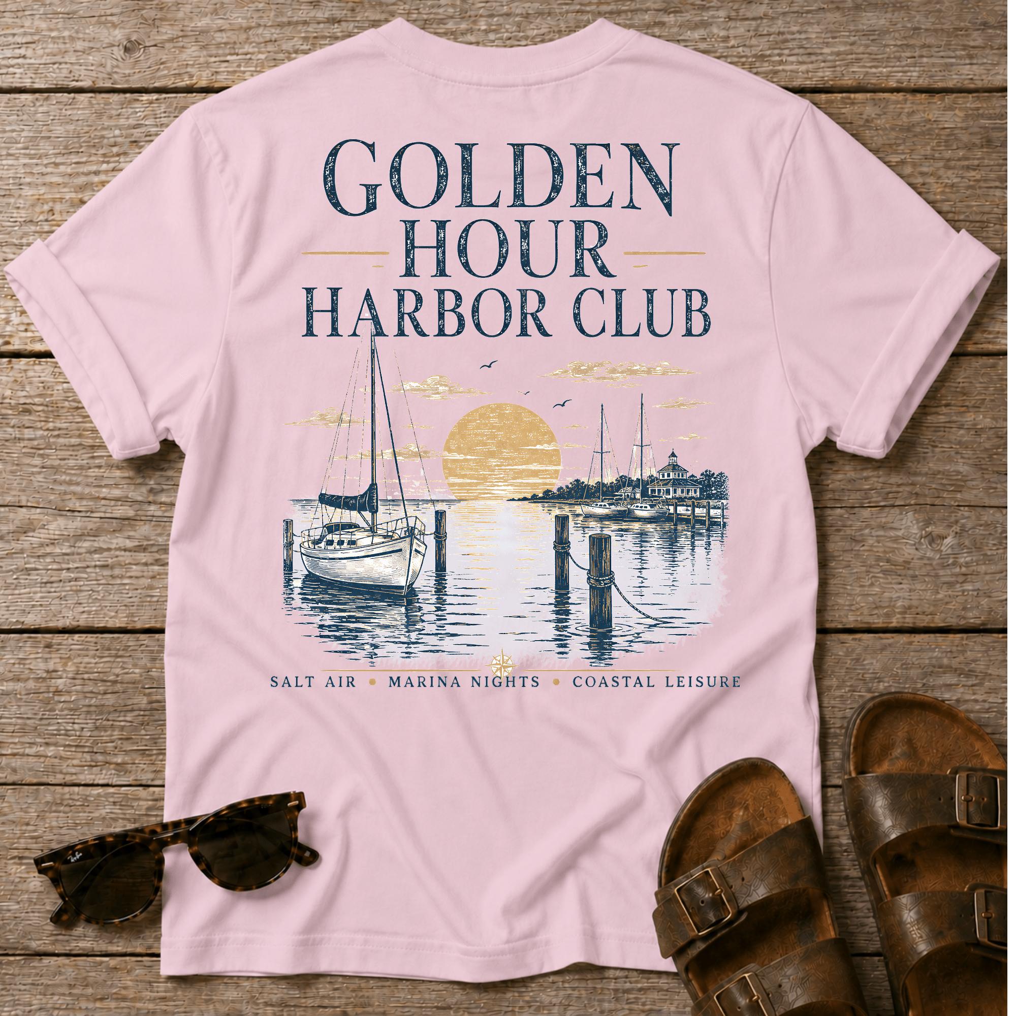 Golden Hour Harbor Club BACK DESIGN