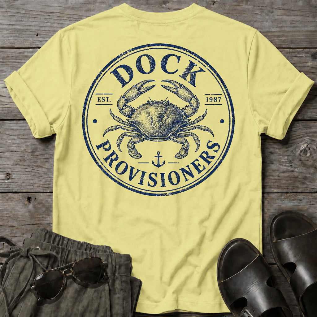 Dock Provision Crab BACK DESIGN T-Shirt