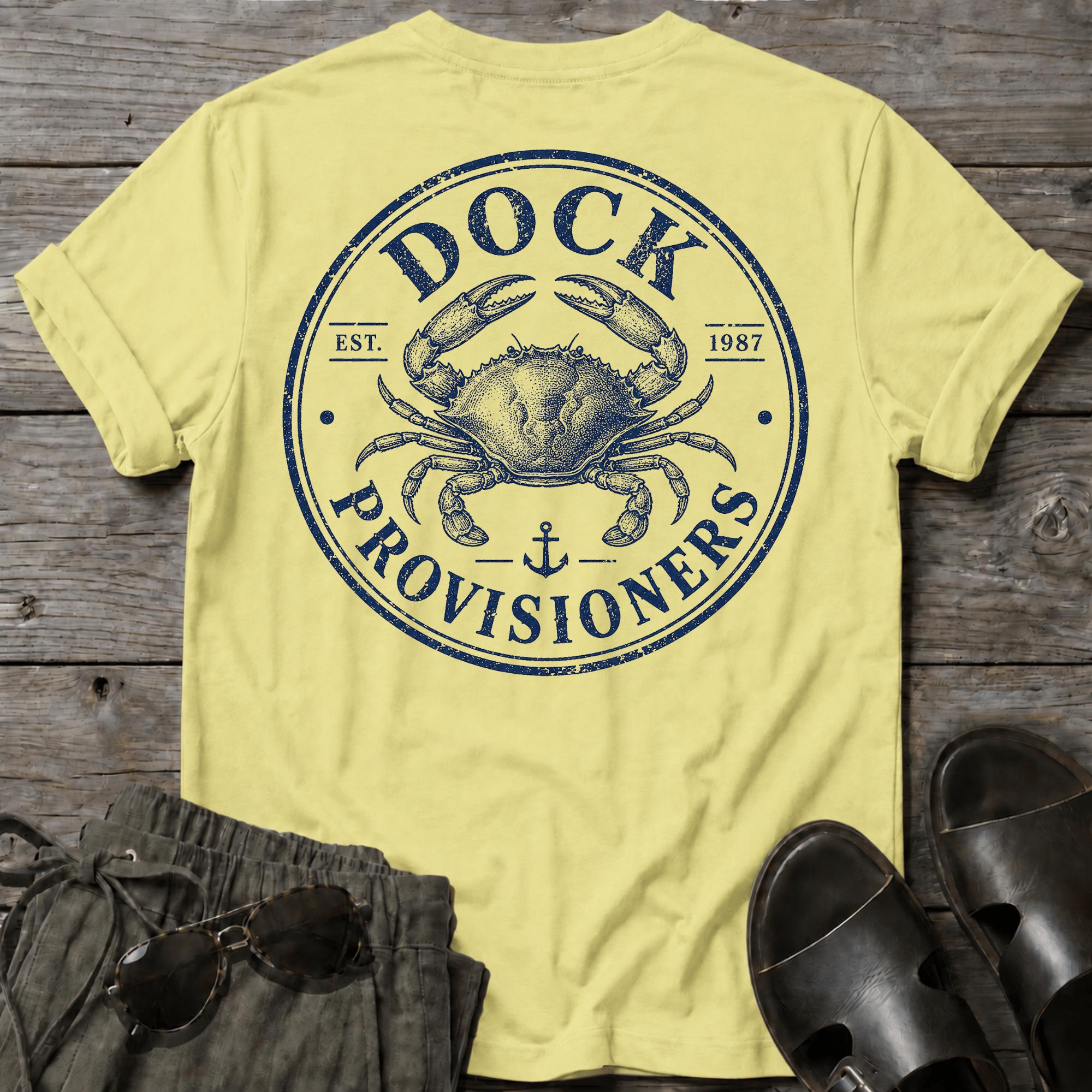 Dock Provision Crab BACK DESIGN T-Shirt