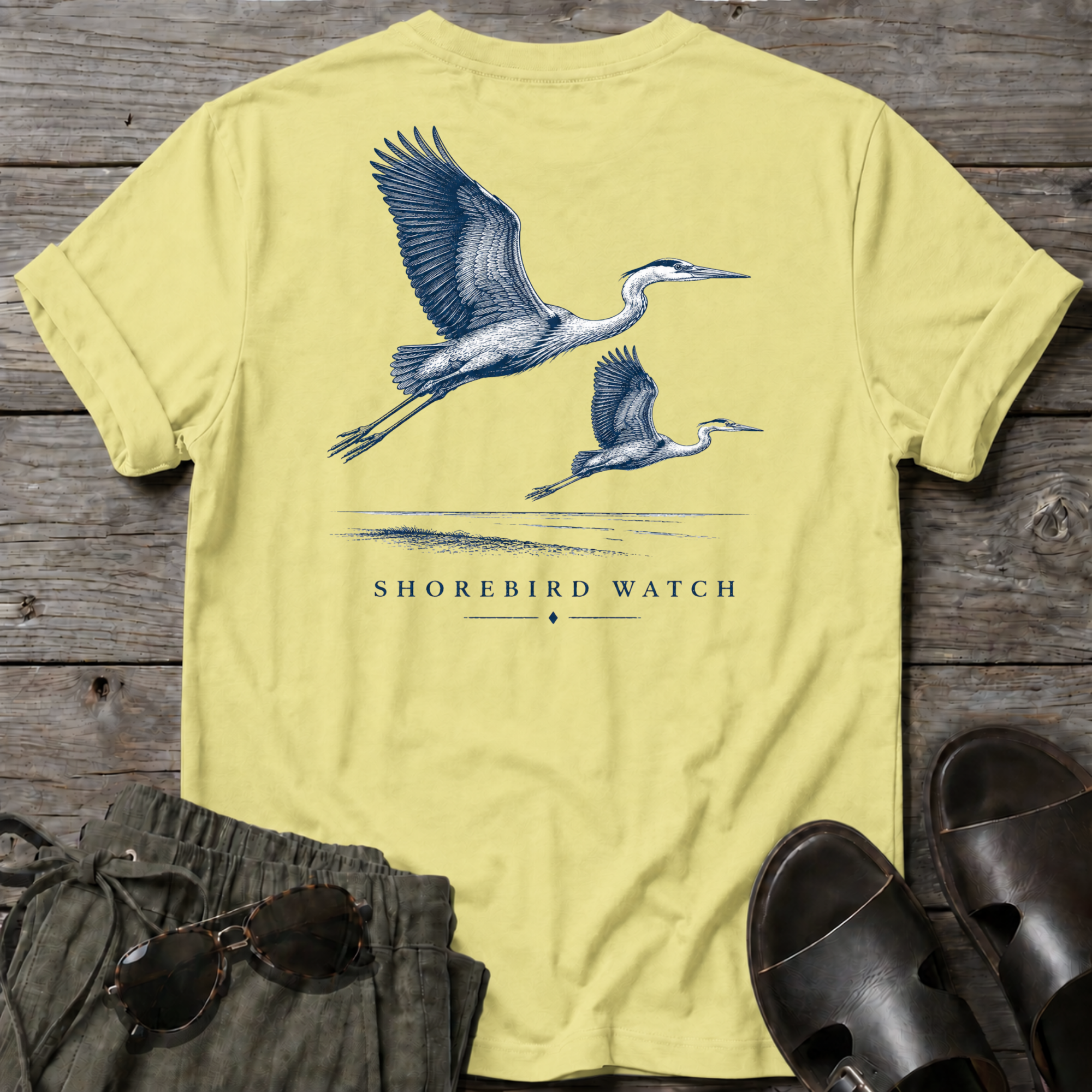 2 Herons BACK DESIGN T-Shirt
