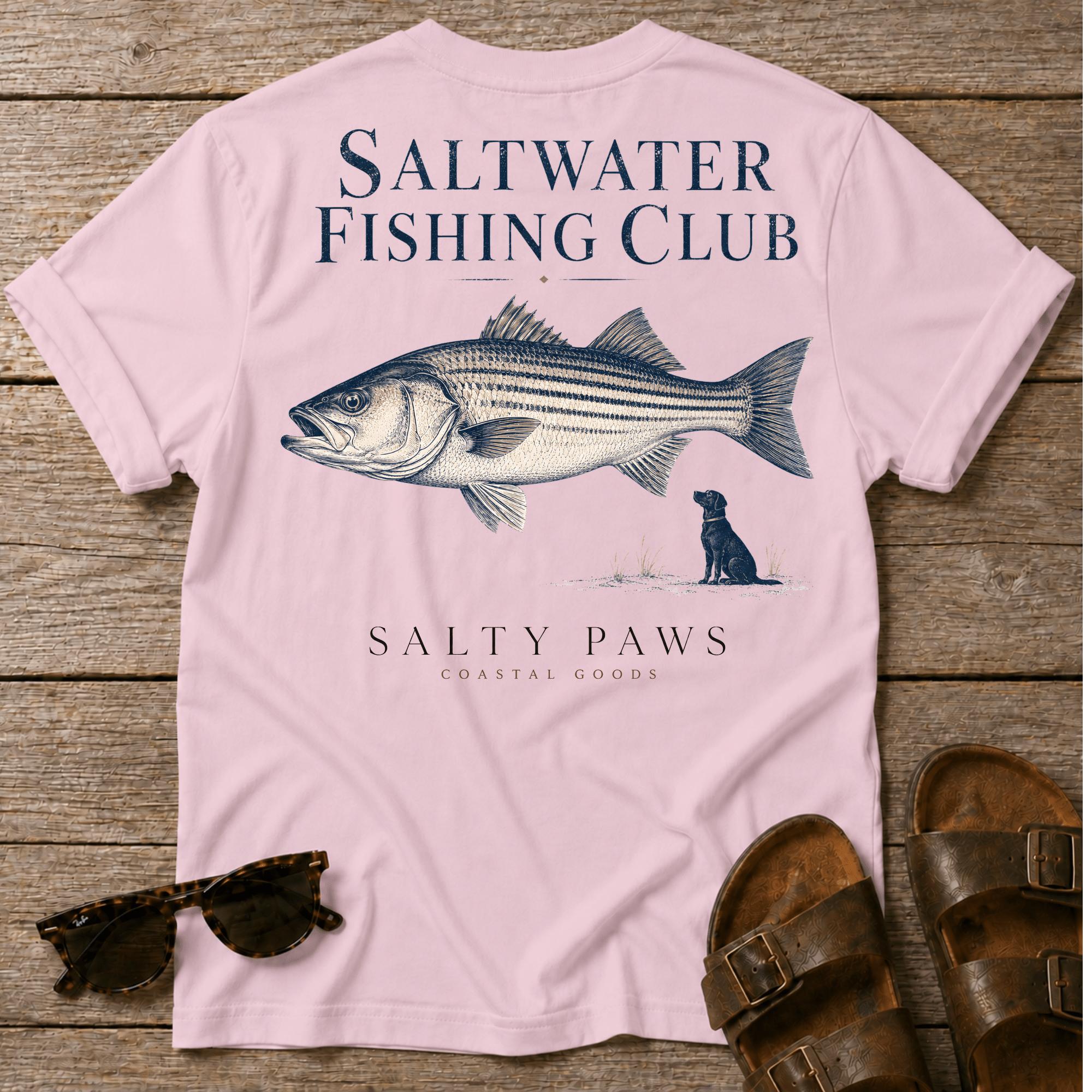 Saltwater Fishing Club BACK DESIGN