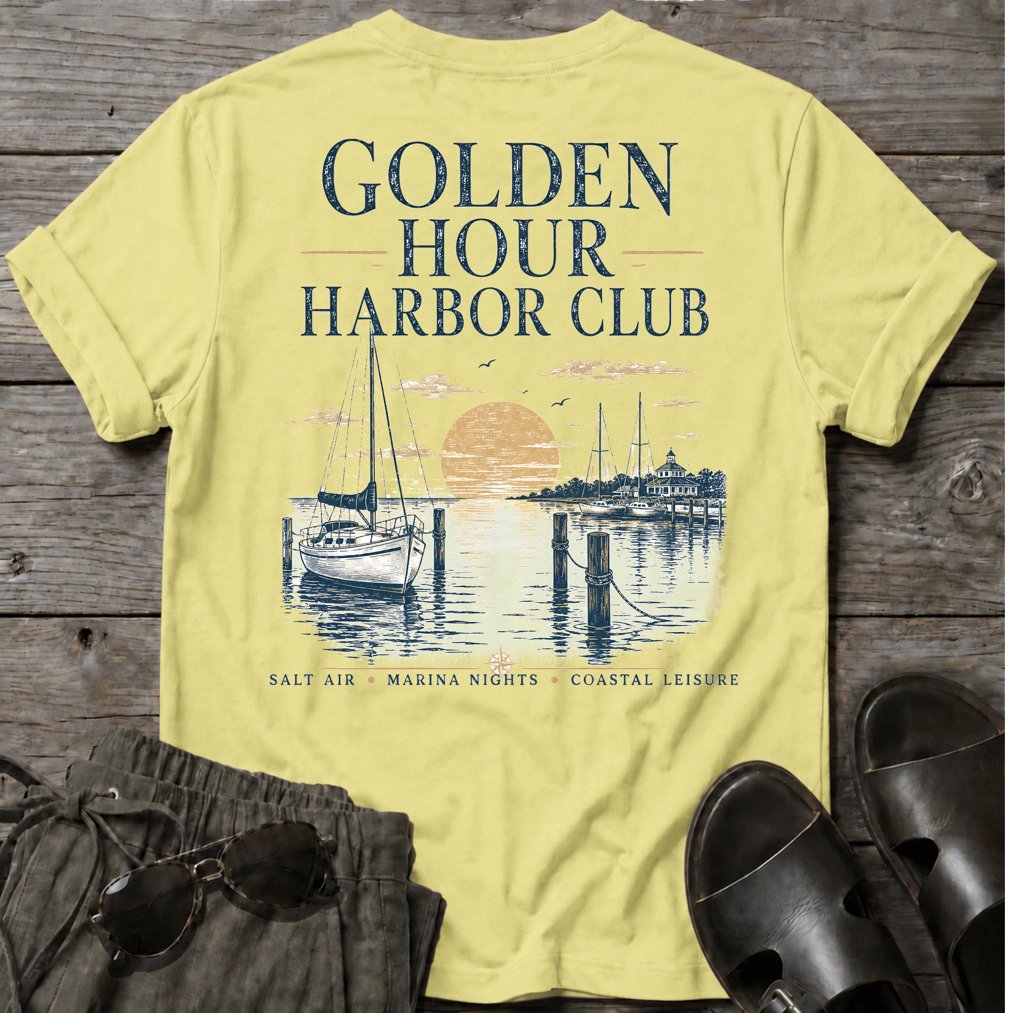 Golden Hour Harbor Club BACK DESIGN