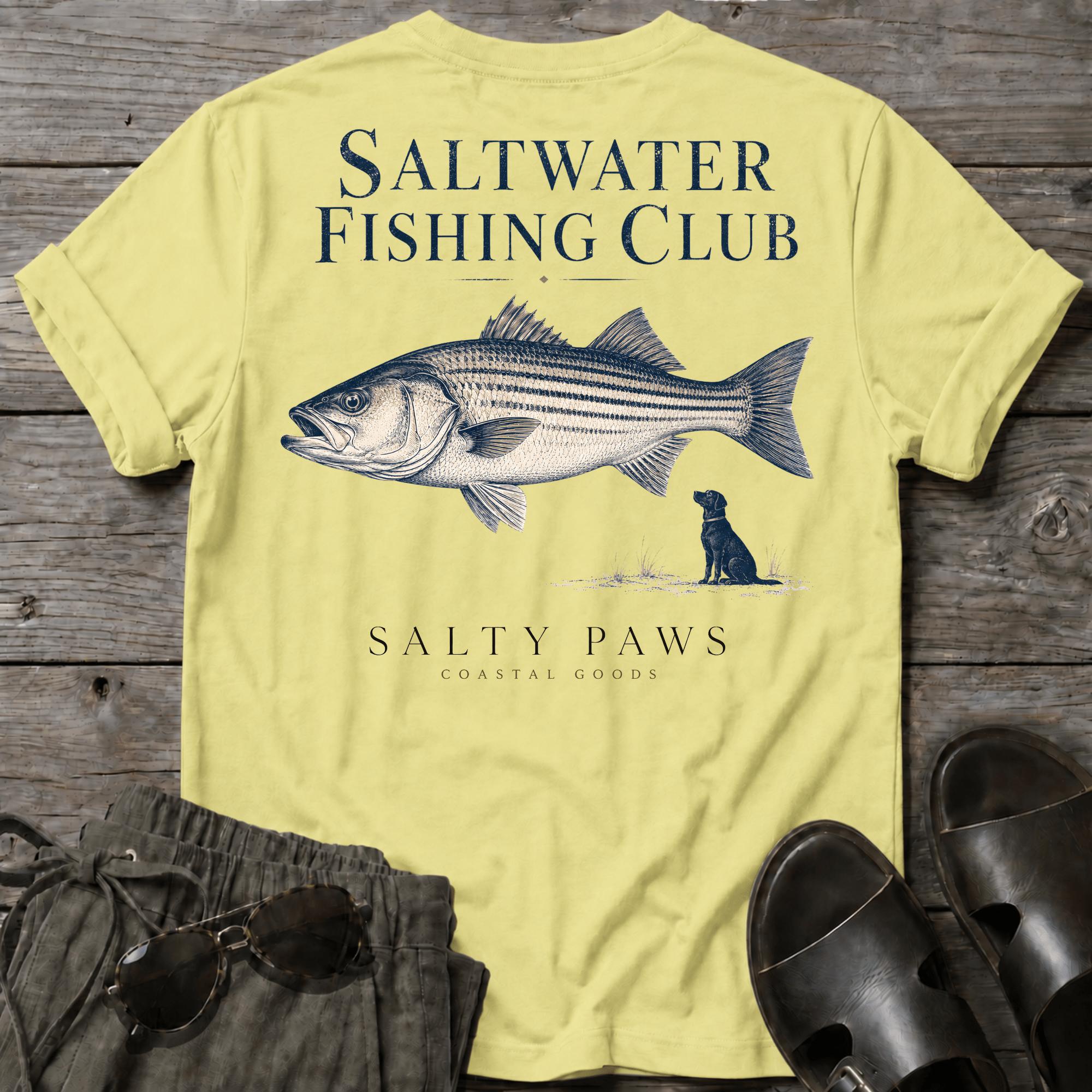 Saltwater Fishing Club BACK DESIGN