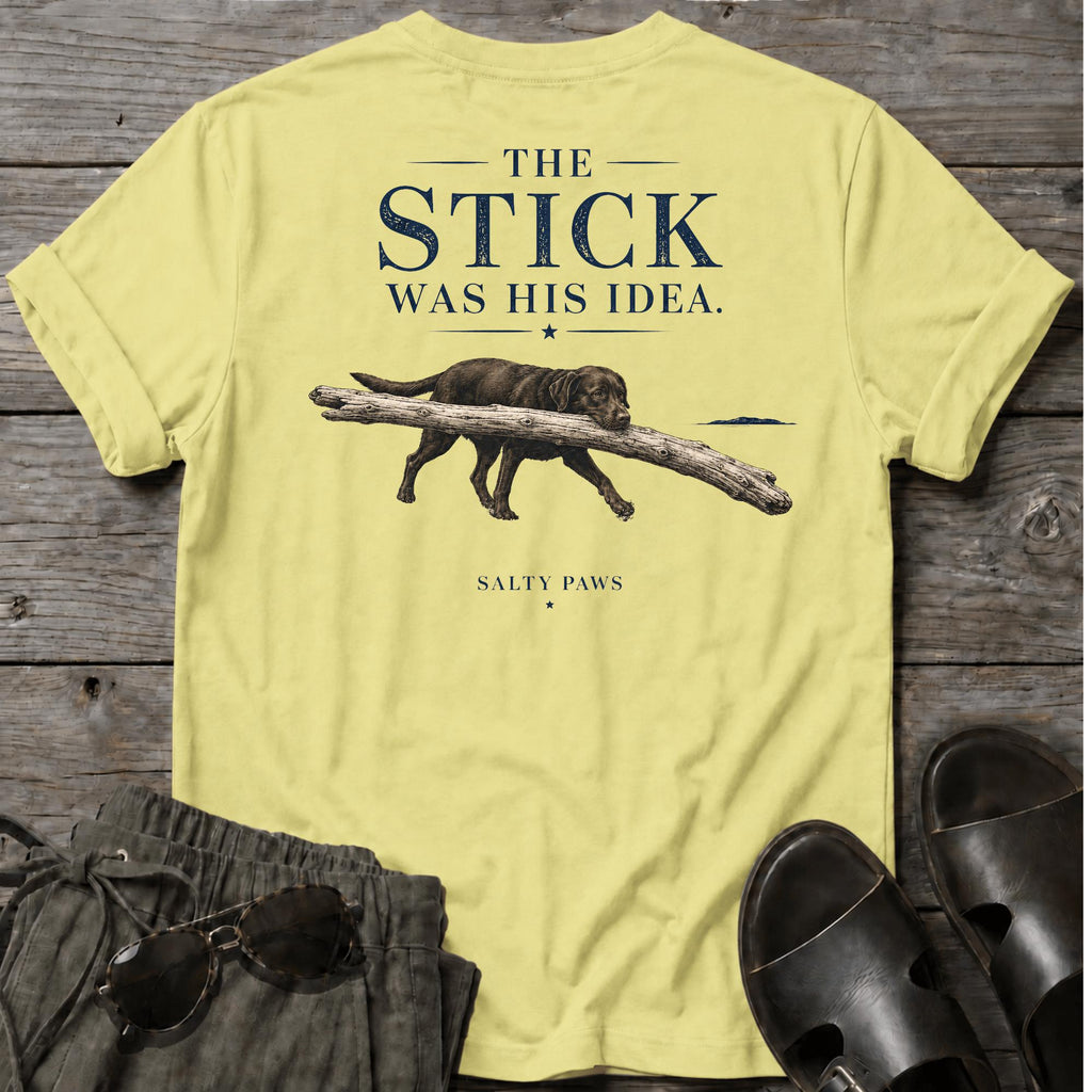 Stick was his Idea. BACK DESIGN