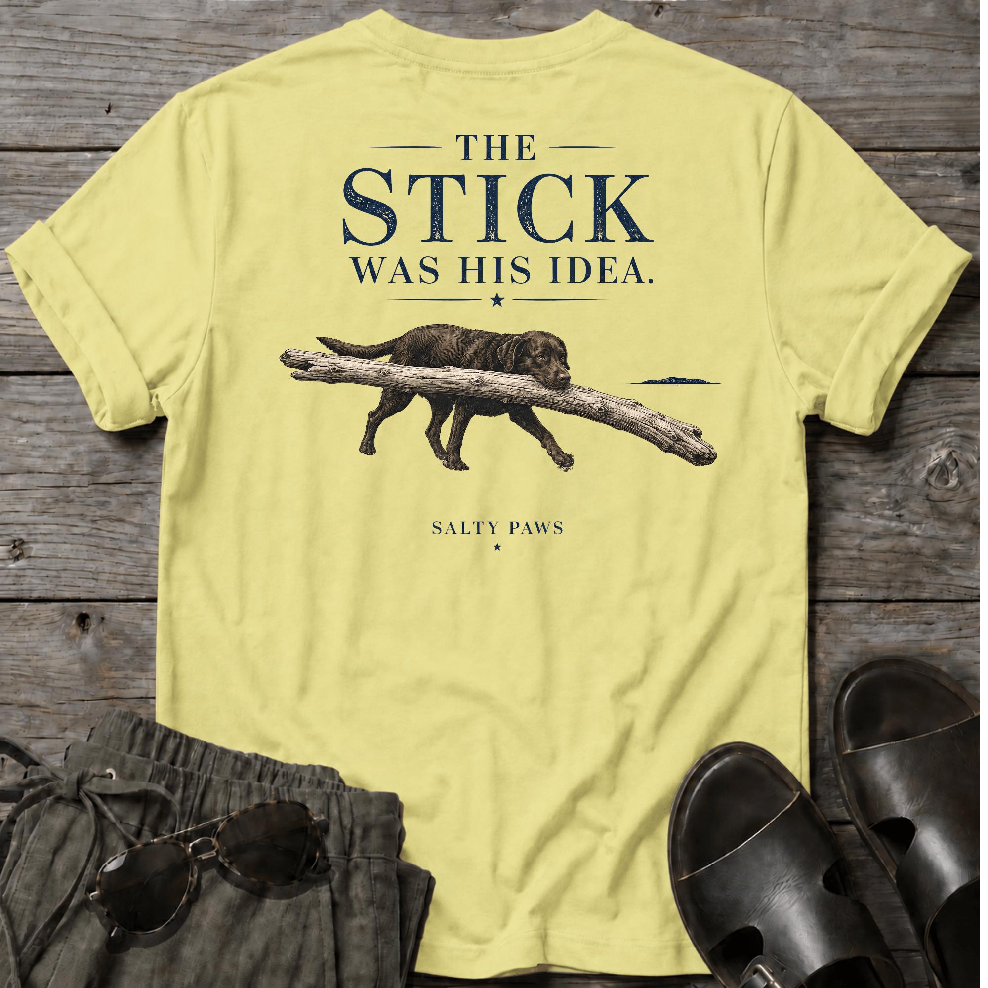 Stick was his Idea. BACK DESIGN
