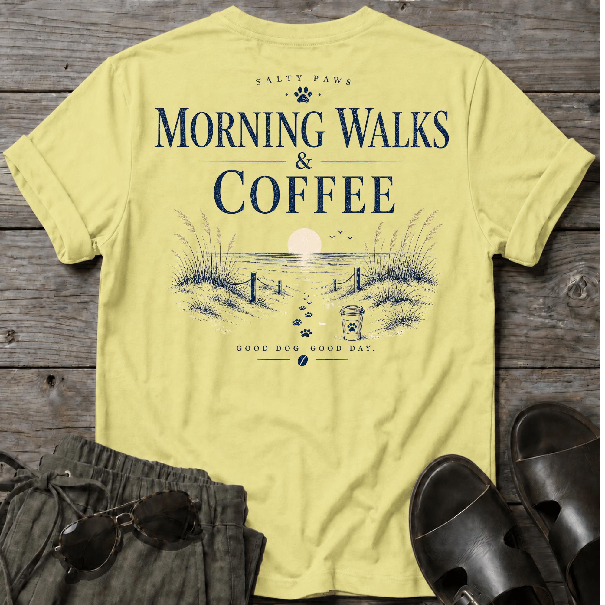 Morning Walks & Coffee. BACK DESIGN