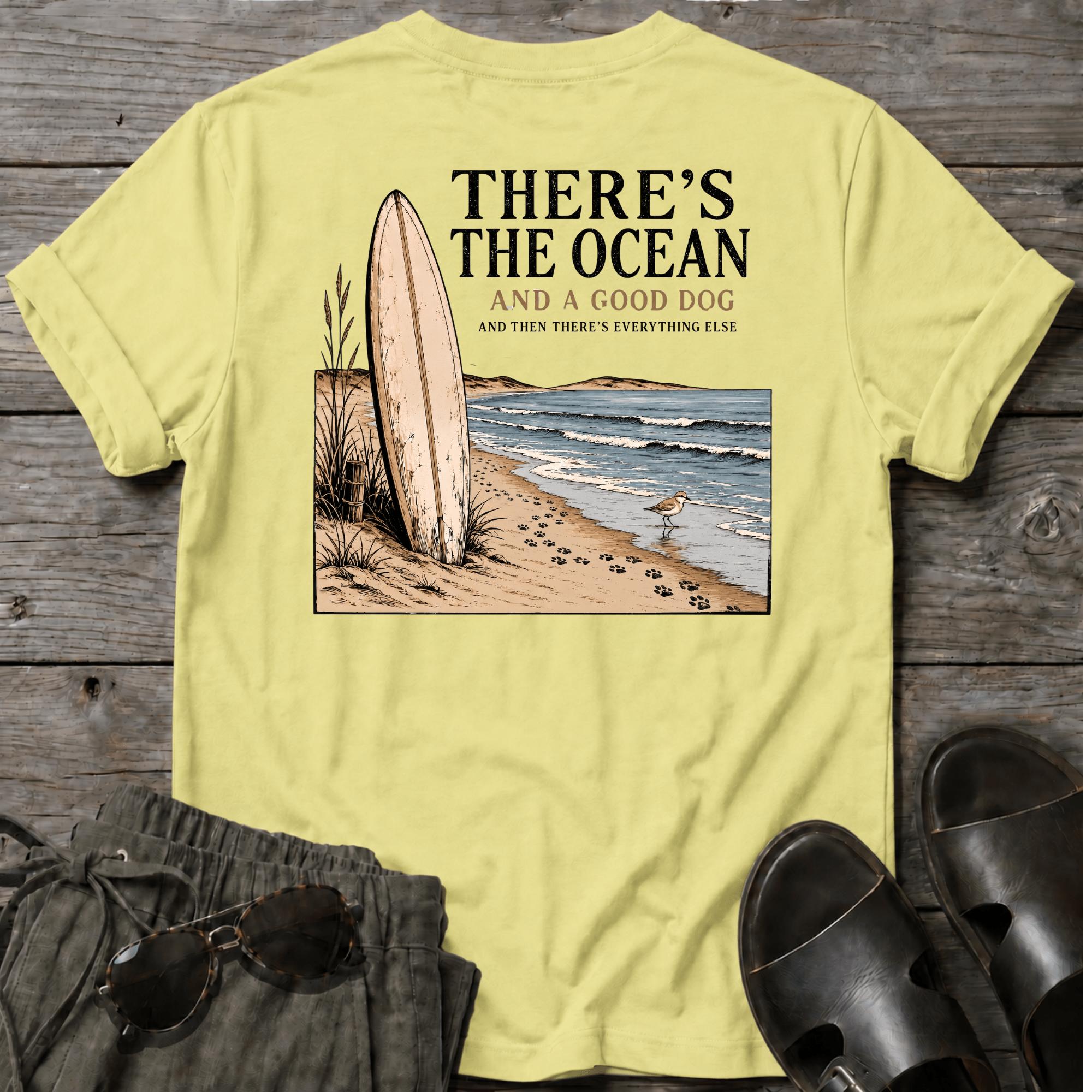 There's the ocean a good dog... BACK DESIGN