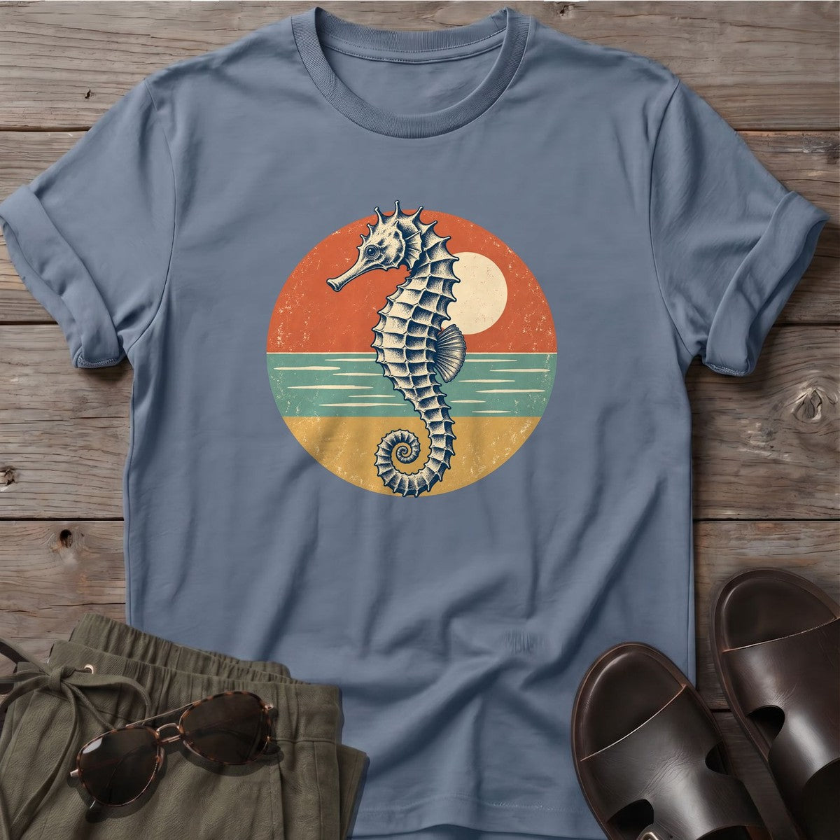 Seahorse Sunset T-Shirt