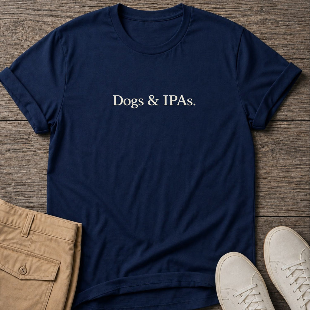Dogs & IPAs Dog T-Shirt