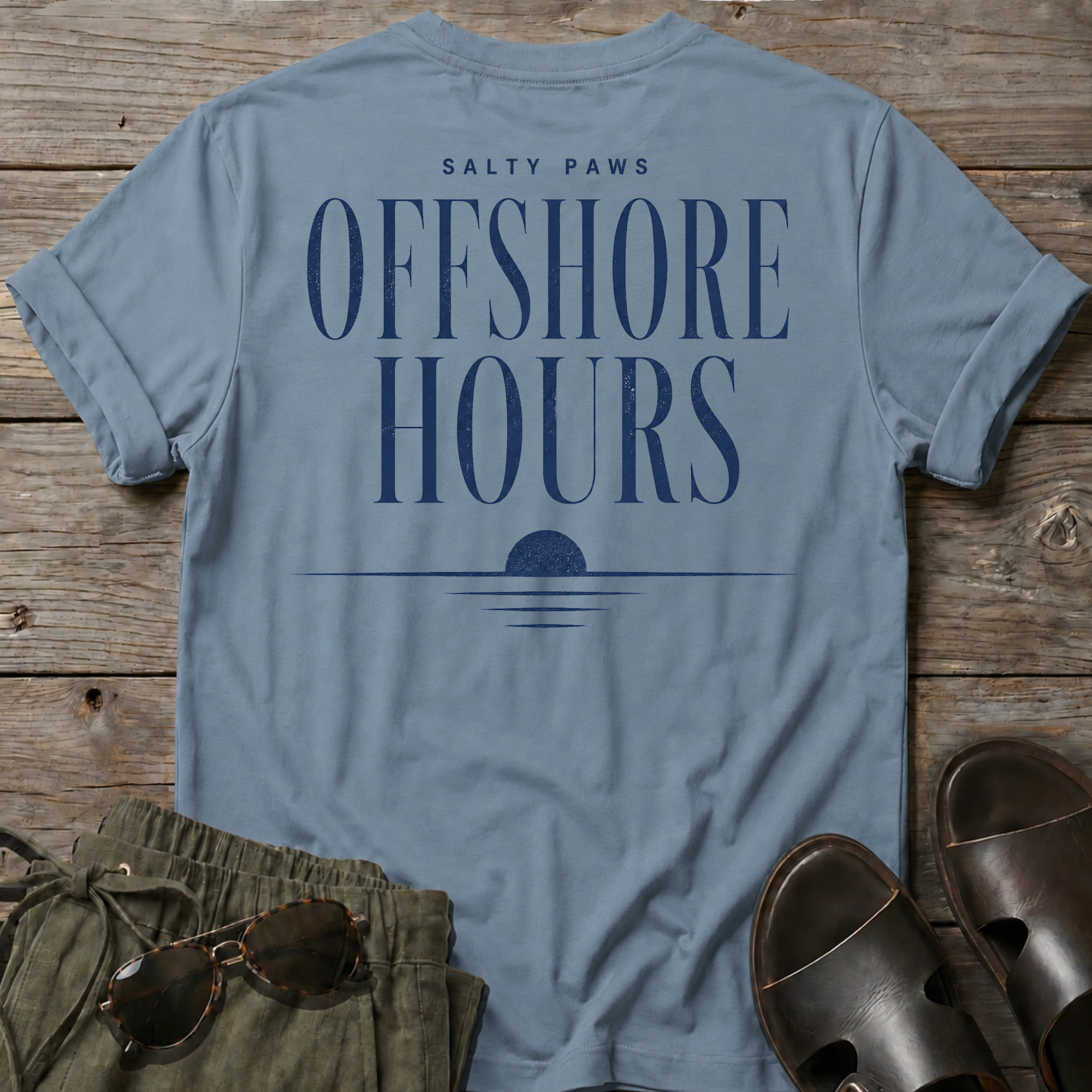 Offshore Hours BACK DESIGN T-Shirt