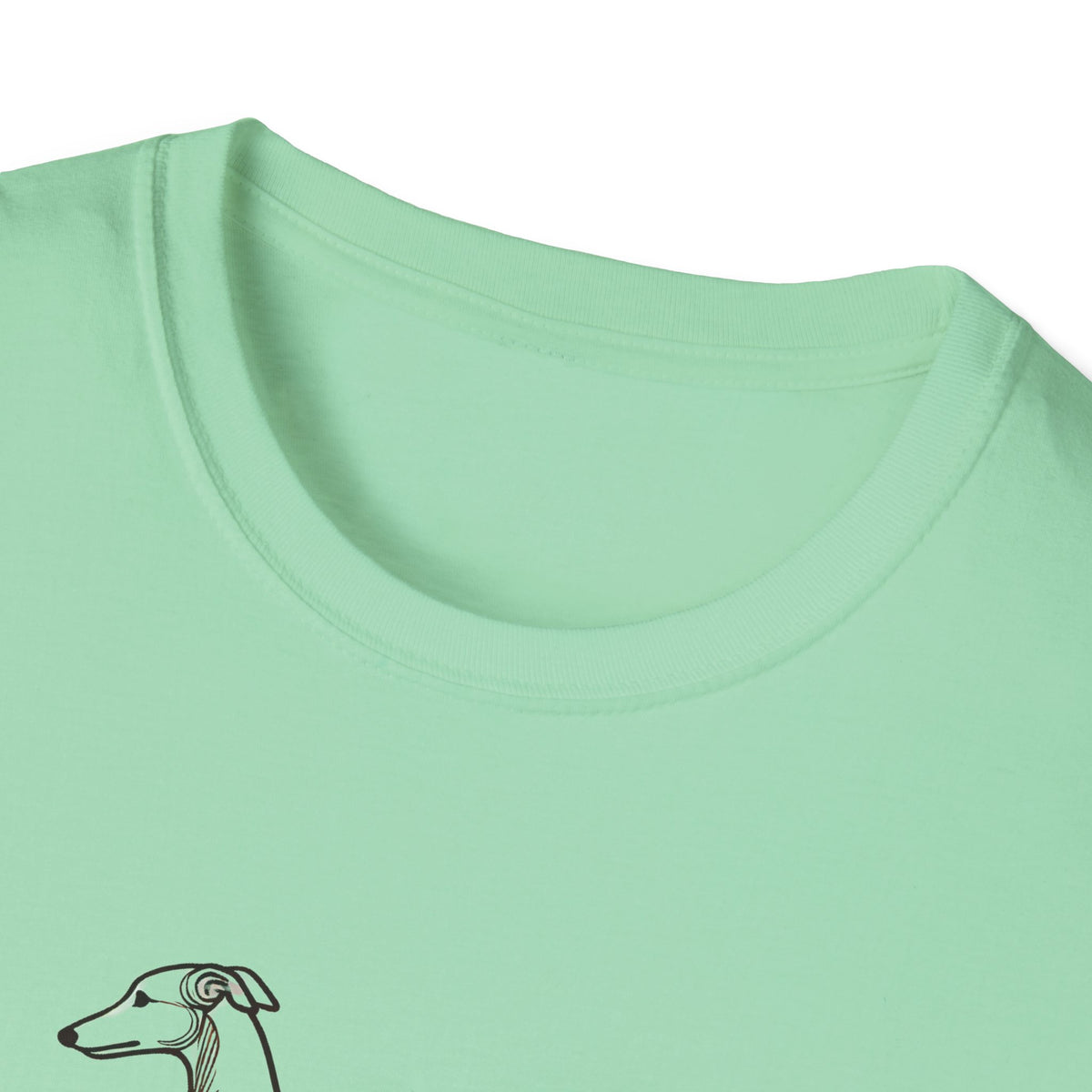 Greyhound Line Drawing T-Shirt