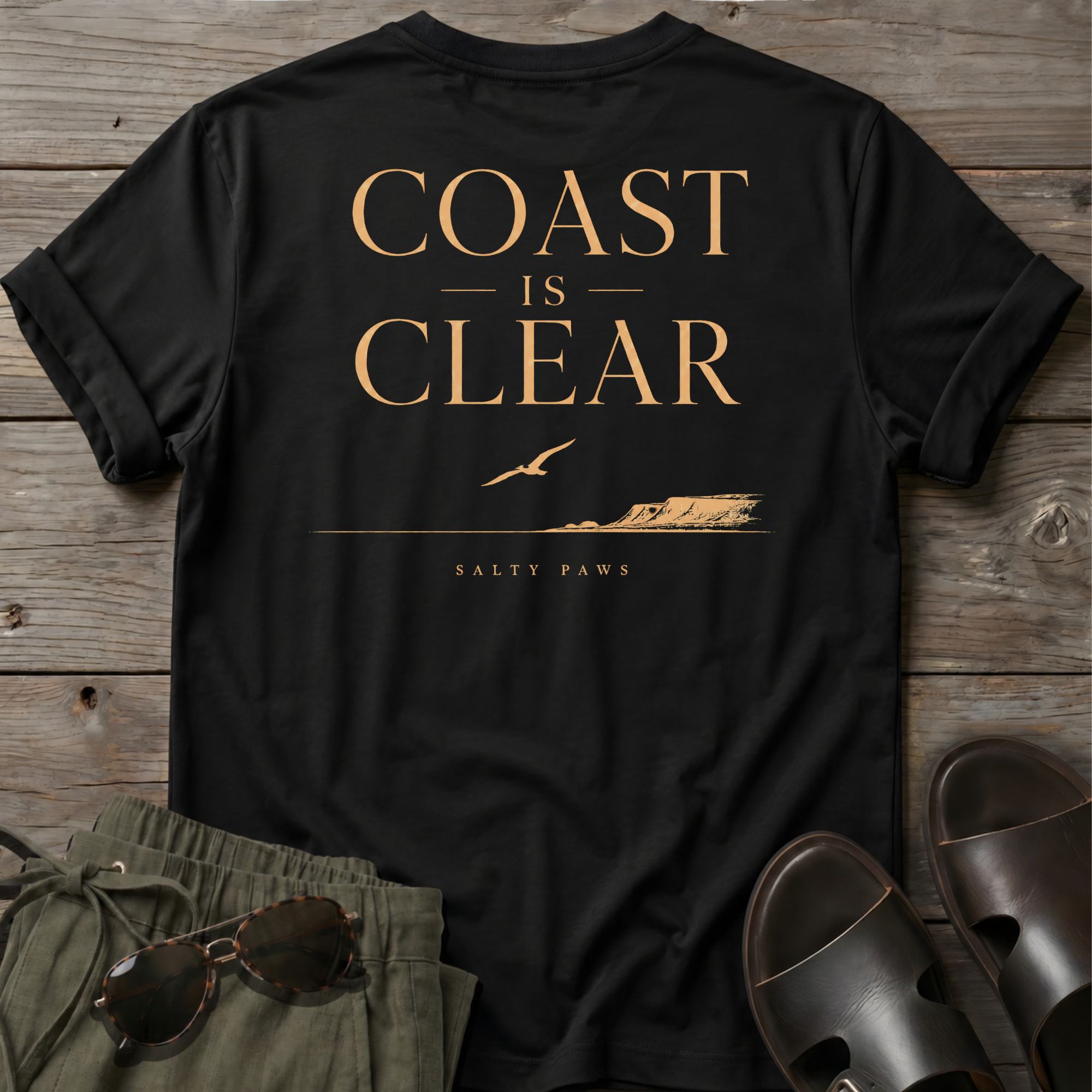 Coast is Clear BACK DESIGN T-Shirt