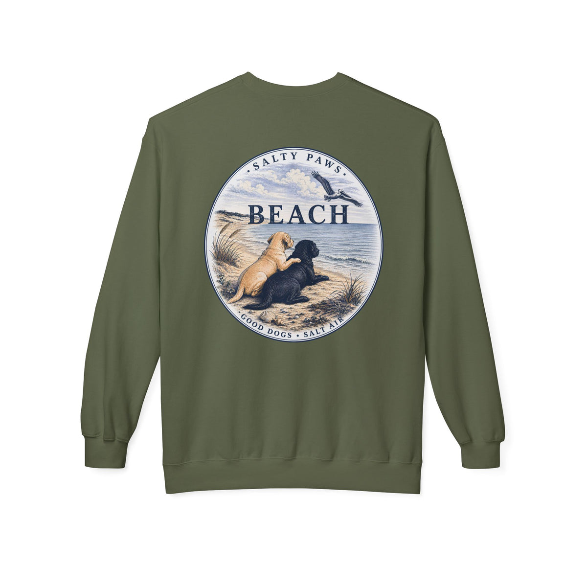 Beach Pelicans Labrador - Midweight Sweatshirt