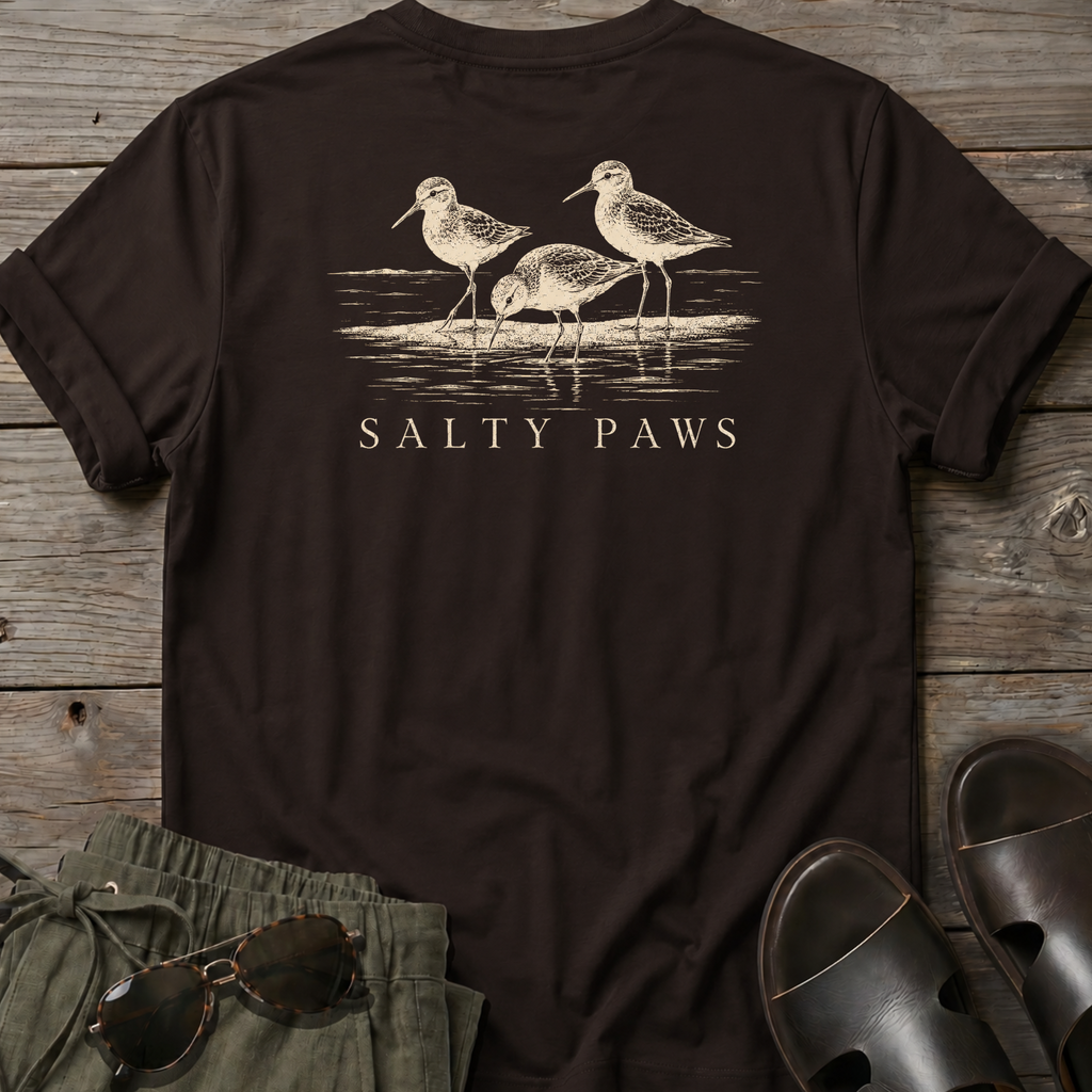 3 Sanderlings T-shirt BACK DESIGN