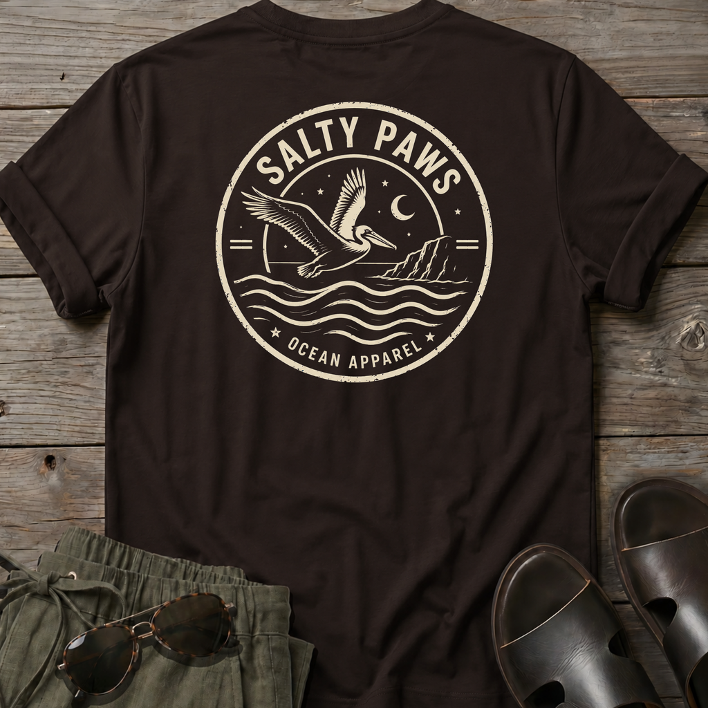SP Crest Pelican BACK DESIGN T-Shirt — Art Tee