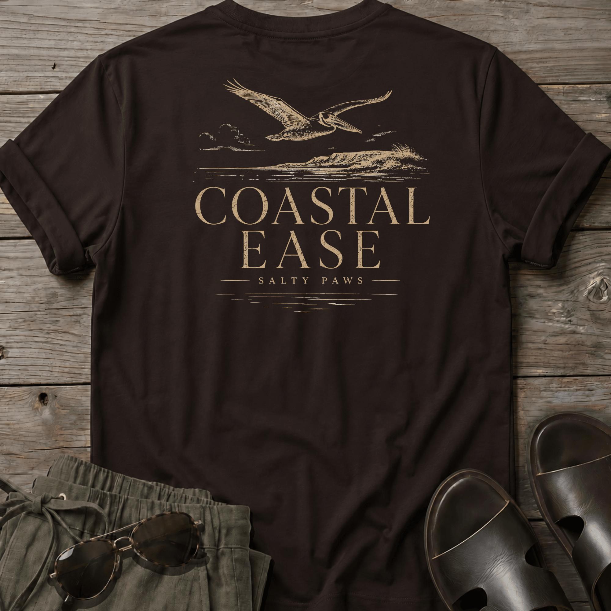 Coastal Ease Bird T-shirt BACK DESIGN