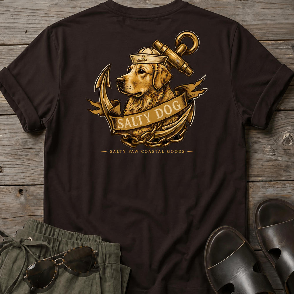 Salty Dog Golden T-shirt BACK DESIGN