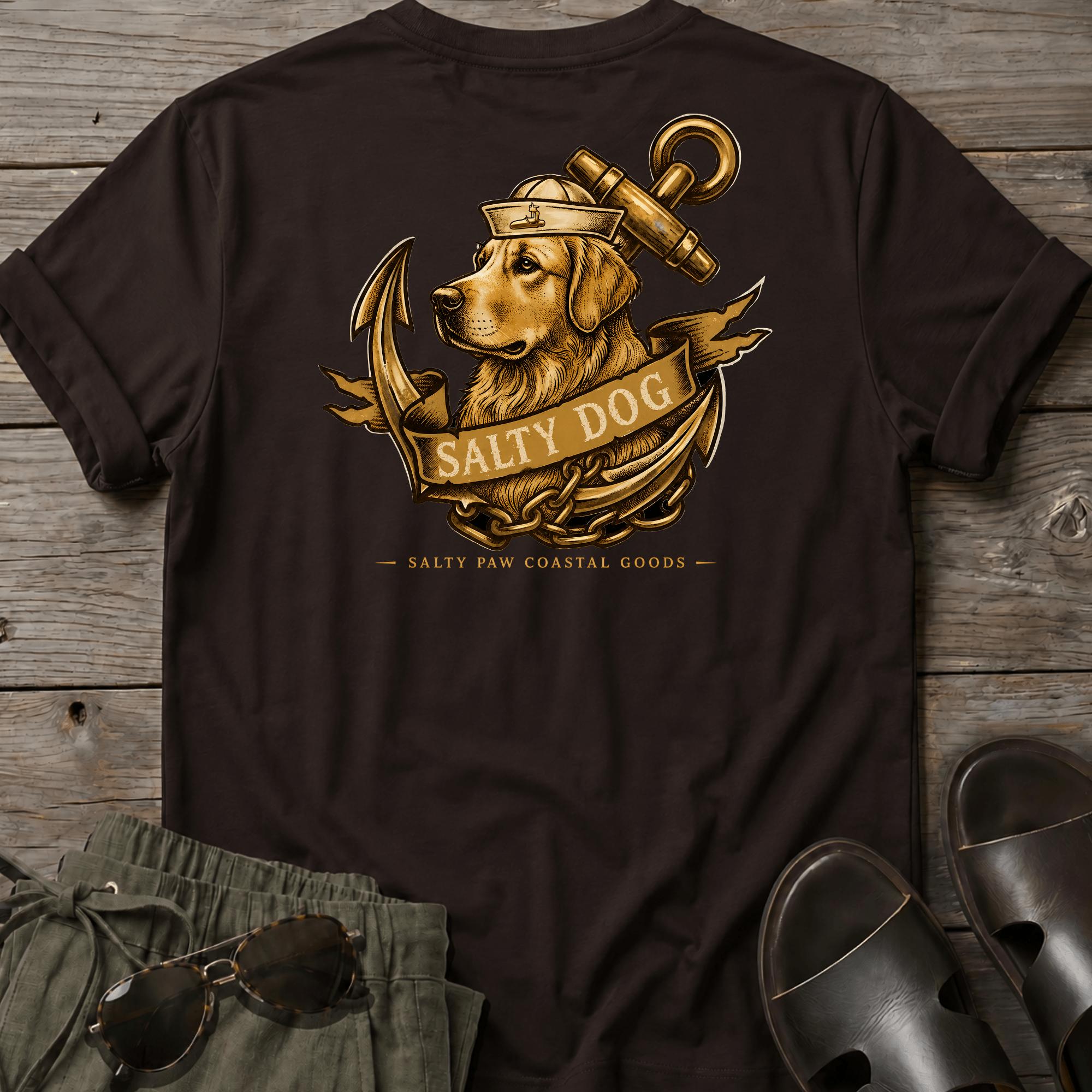 Salty Dog Golden T-shirt BACK DESIGN