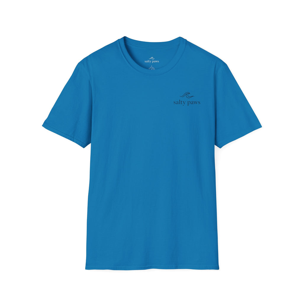 First One in the Water Dog BACK DESIGN T-Shirt